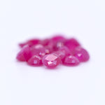 4.5mm Round Faceted Pink Rubies