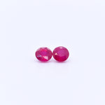 4.5mm Round Faceted Red Rubies