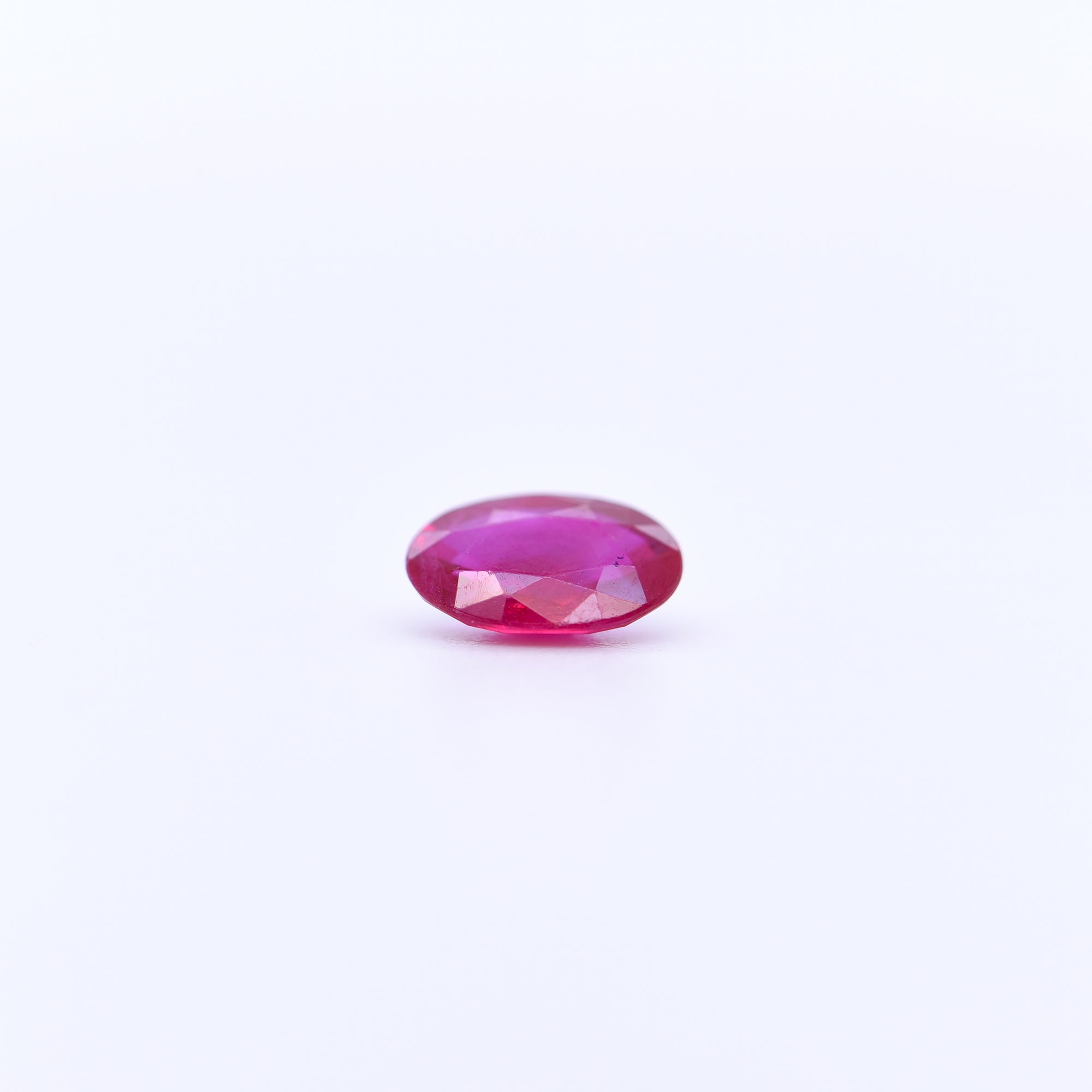 7x5 Oval Faceted Red Rubies