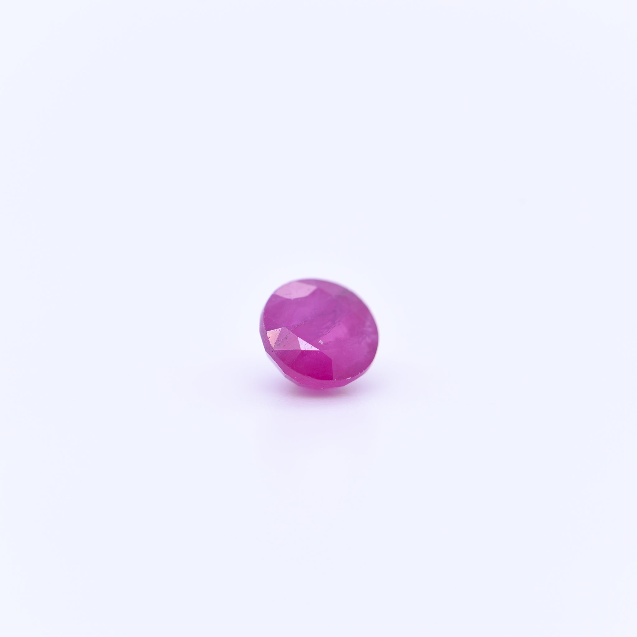 5mm Round Faceted Pink Rubies