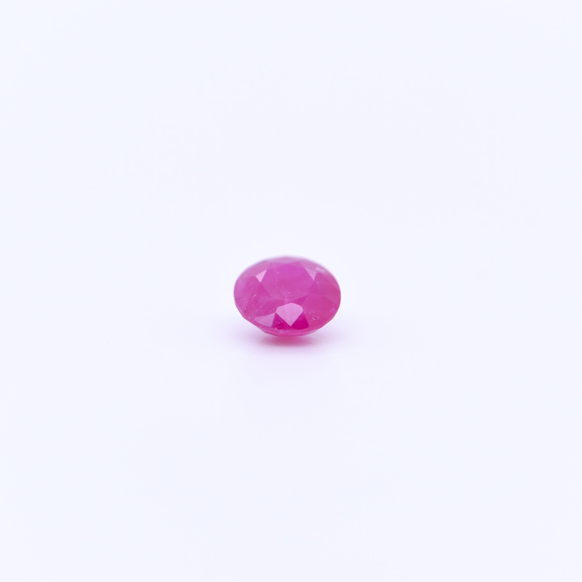 5mm Round Faceted Pink Rubies