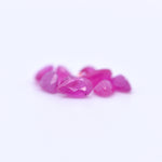 5X3 Pear Faceted Pink Rubies