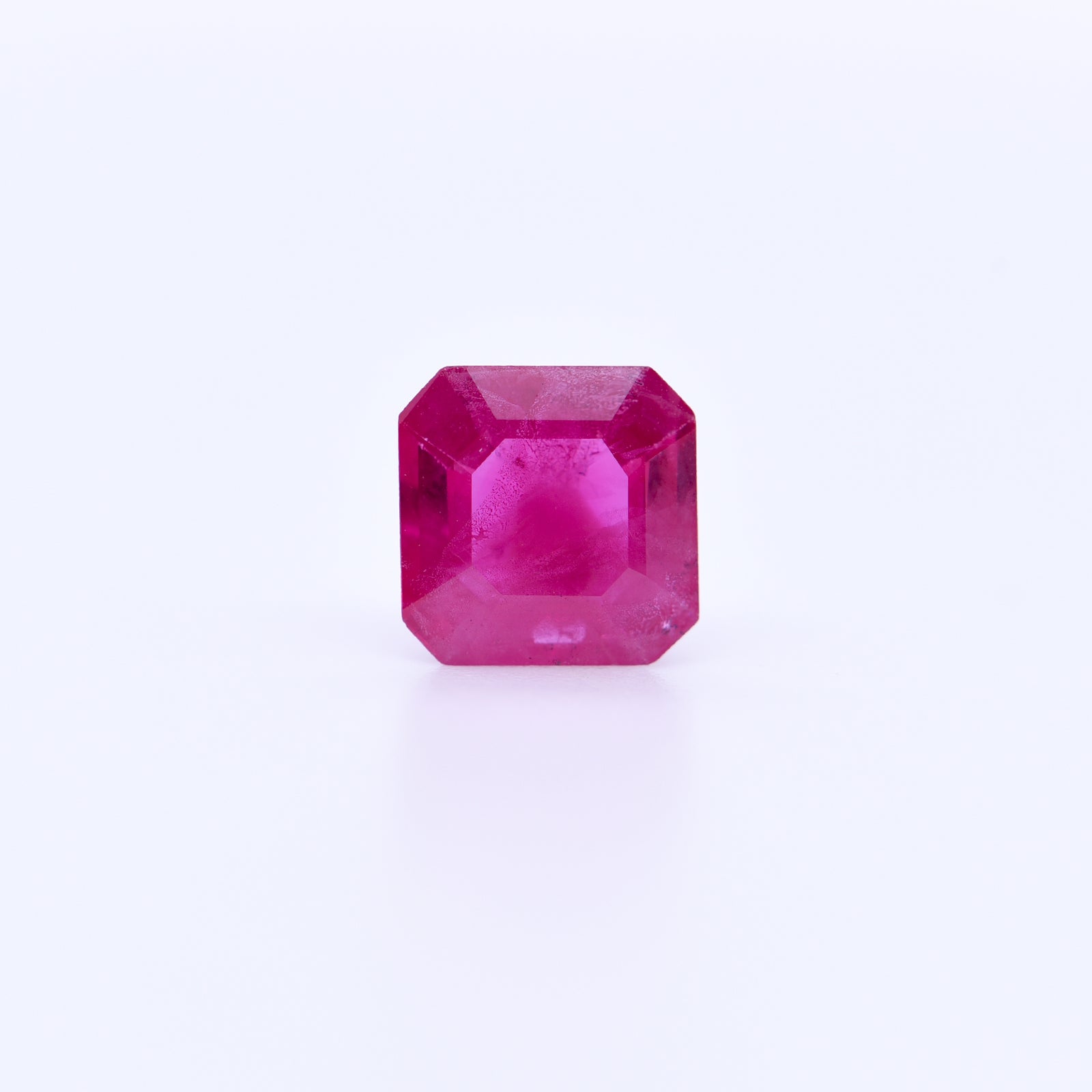 6.5X6.5 Square Octagon Pink Rubies