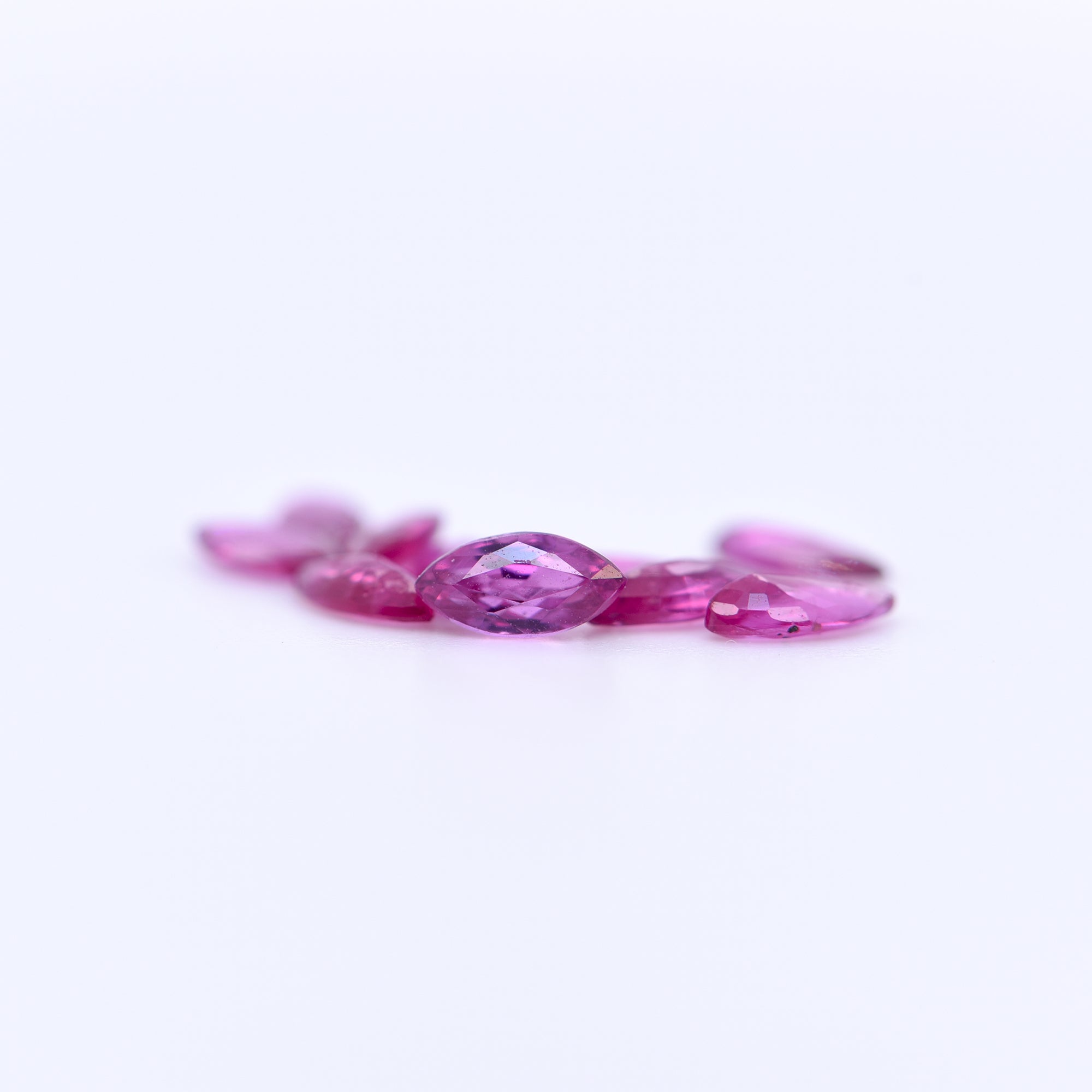 5X2.5 Marquise Faceted Purple Rubies