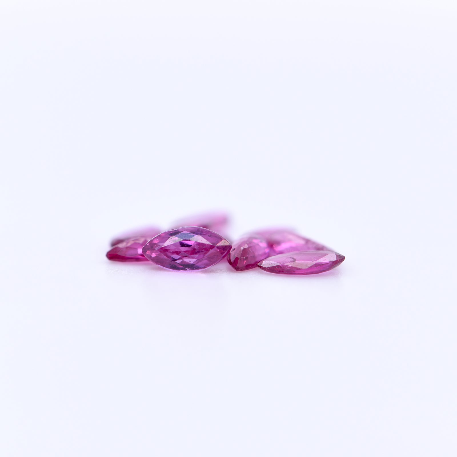 5X2.5 Marquise Faceted Purple Rubies