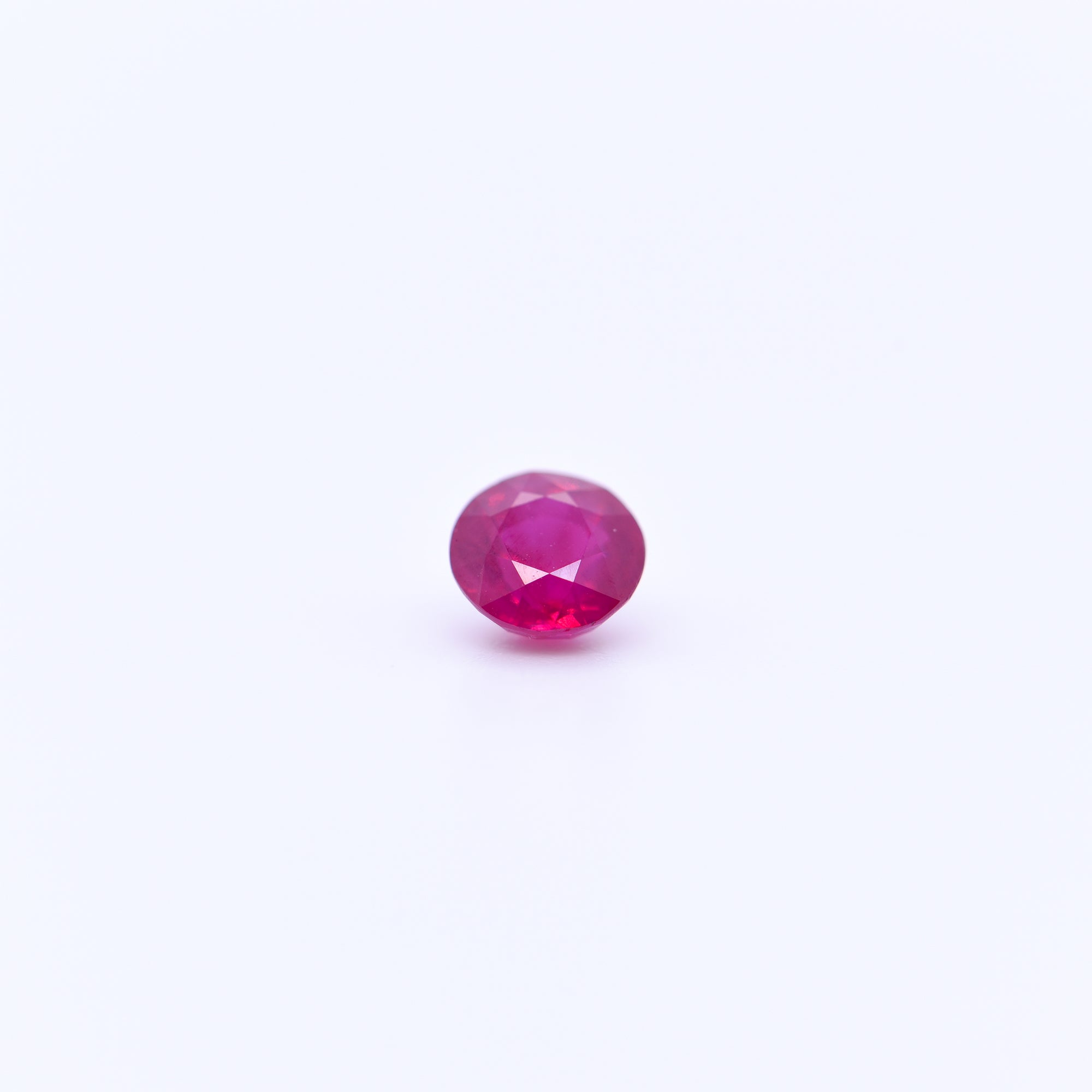 5mm Round Faceted Pink Rubies