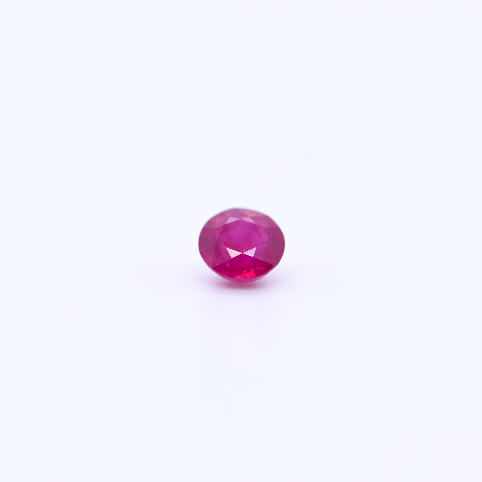 5mm Round Faceted Pink Rubies