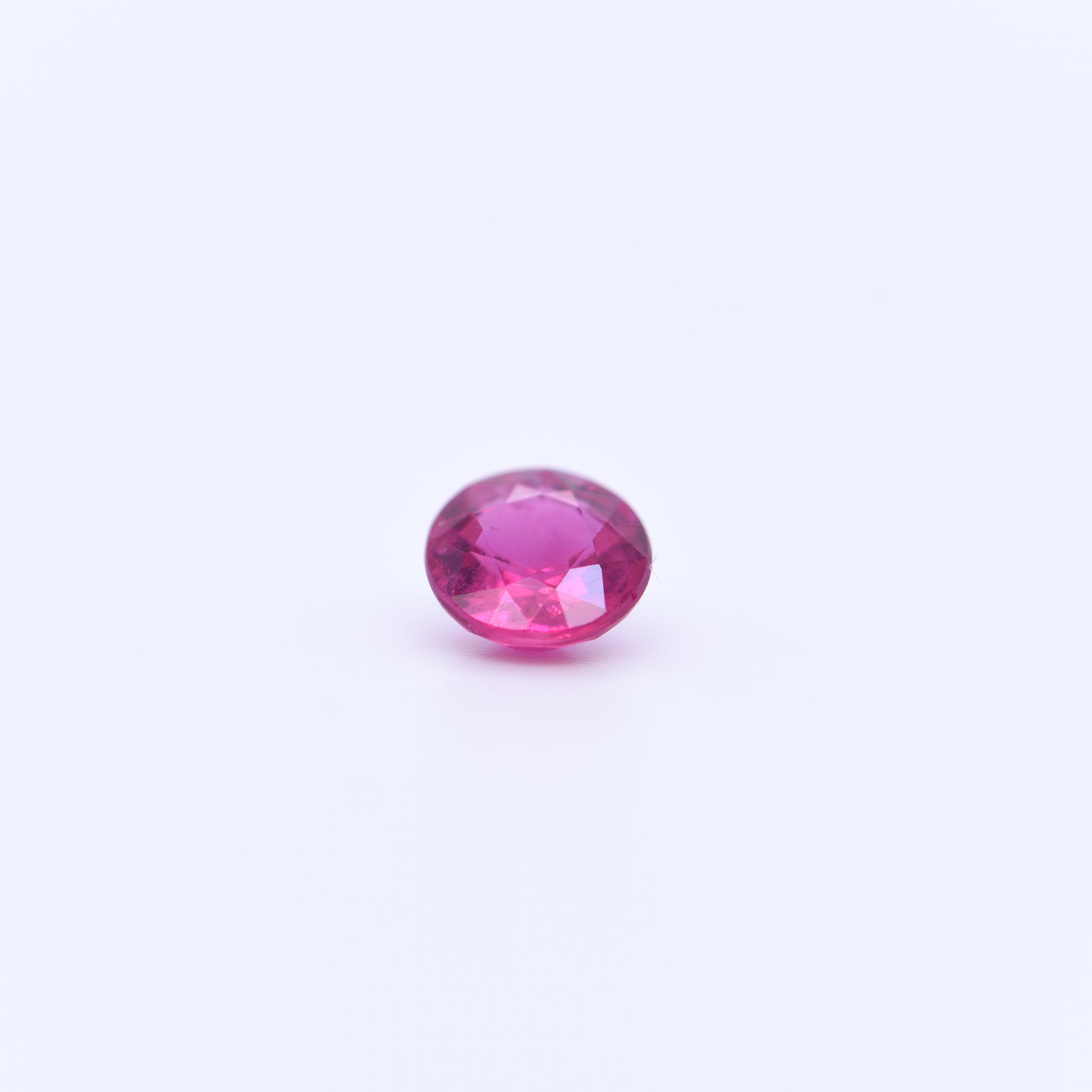 5.5mm Round Faceted Pink Rubies