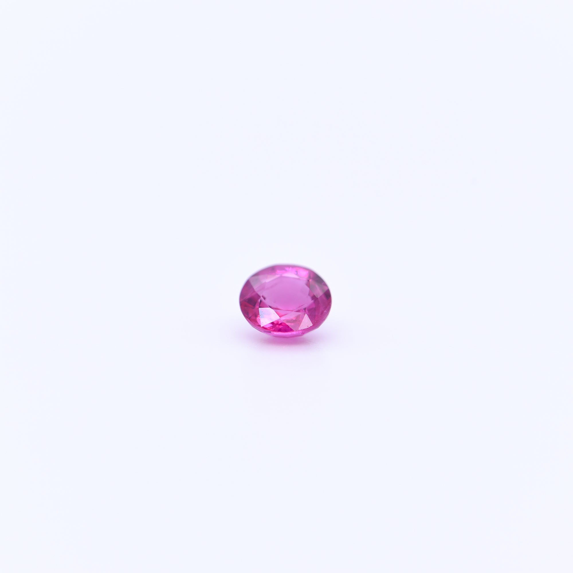 4.5mm Round Faceted Pink Rubies