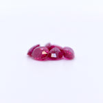 6x4 Oval Faceted Red Rubies