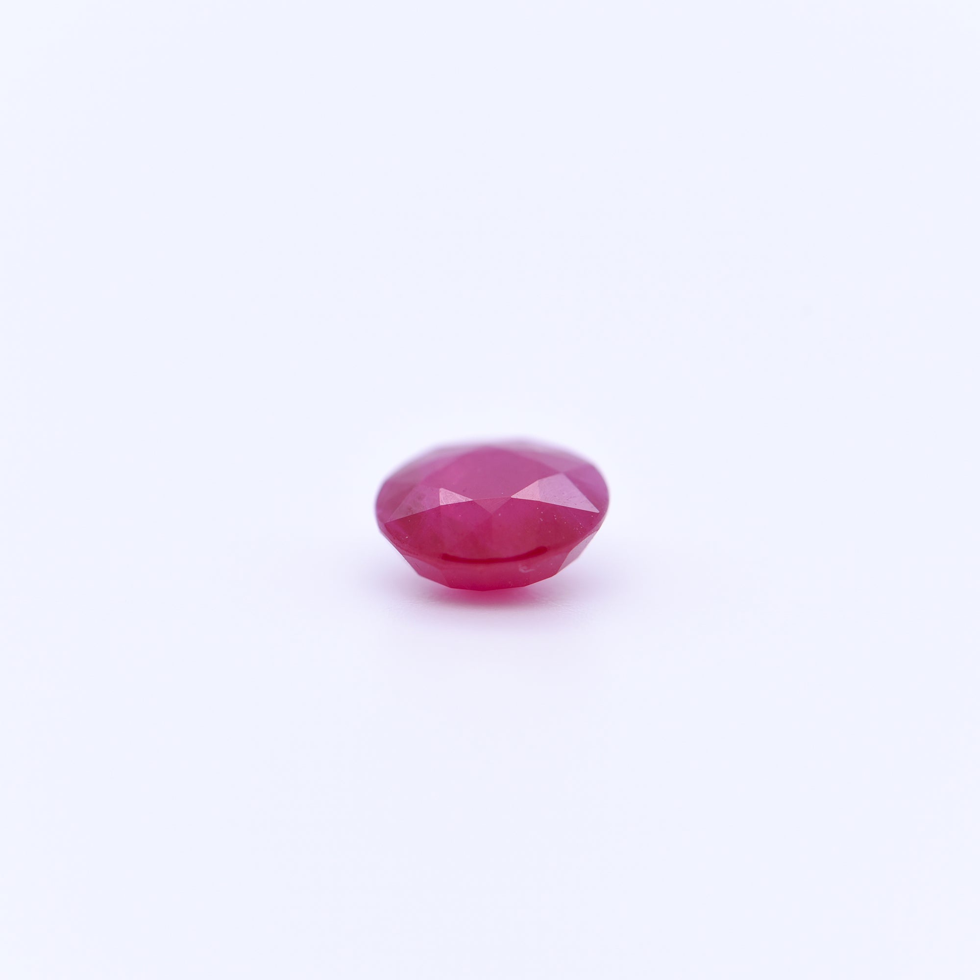 6.5mm Round Faceted Red Rubies