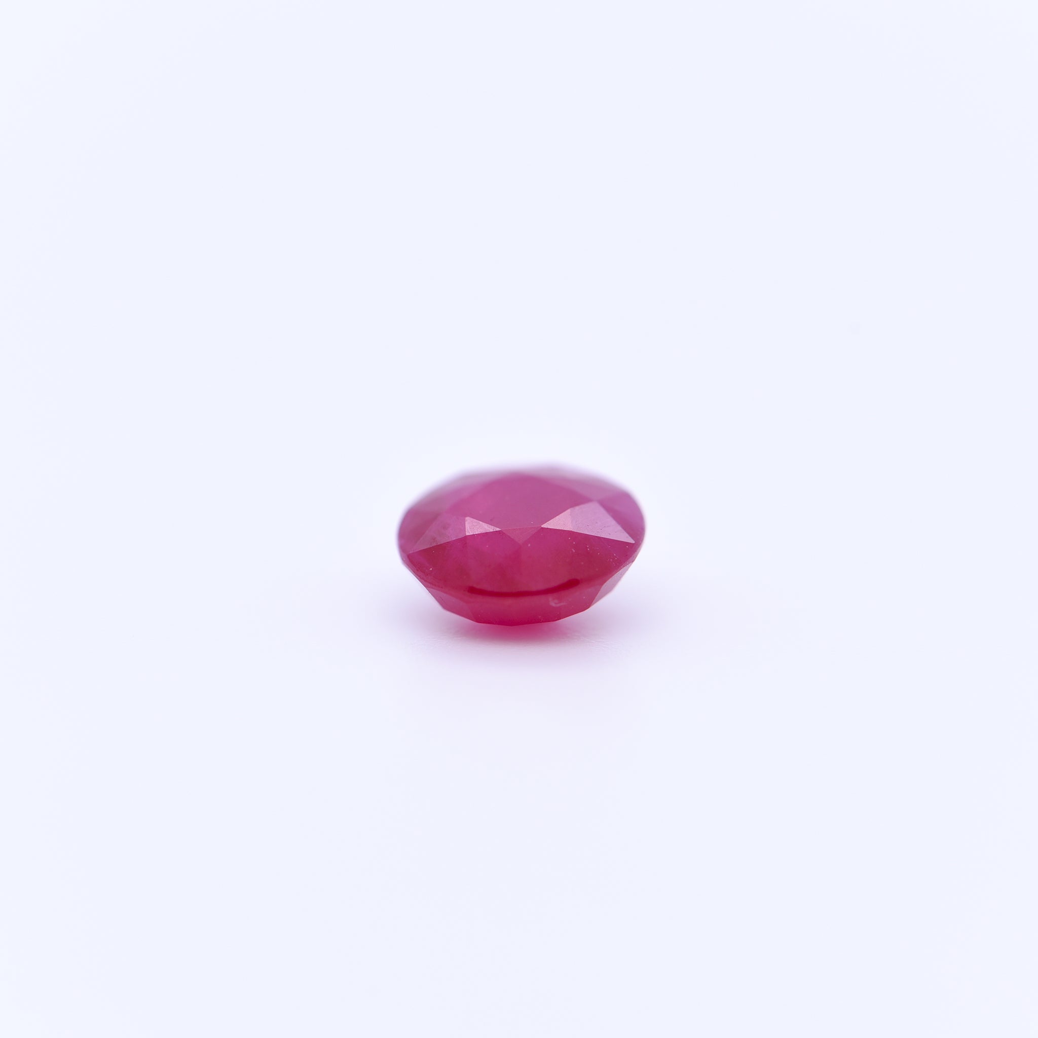 6.5mm Round Faceted Red Rubies