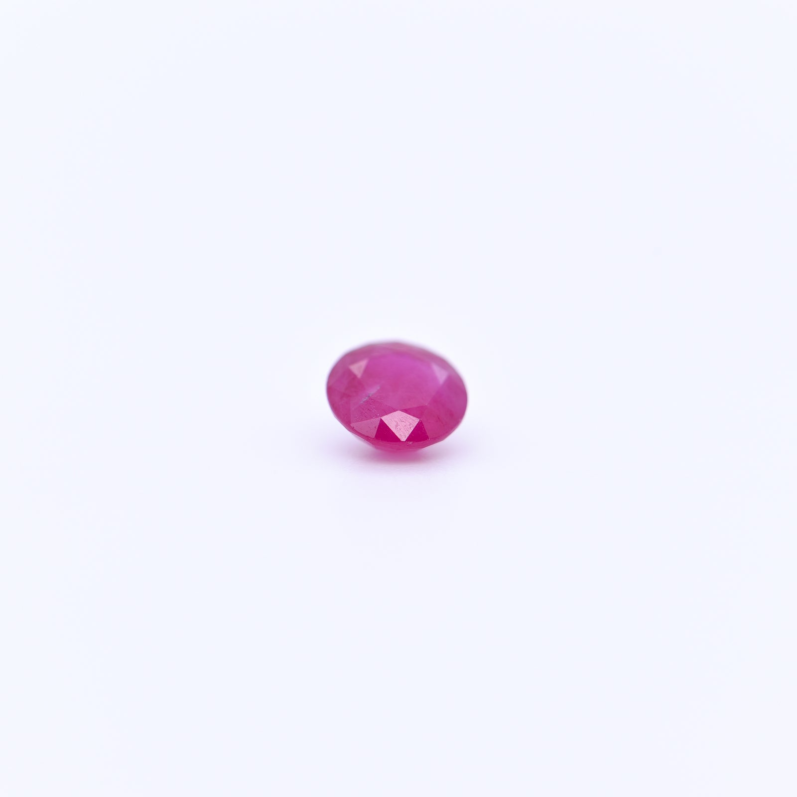 5mm Round Faceted Pink Rubies