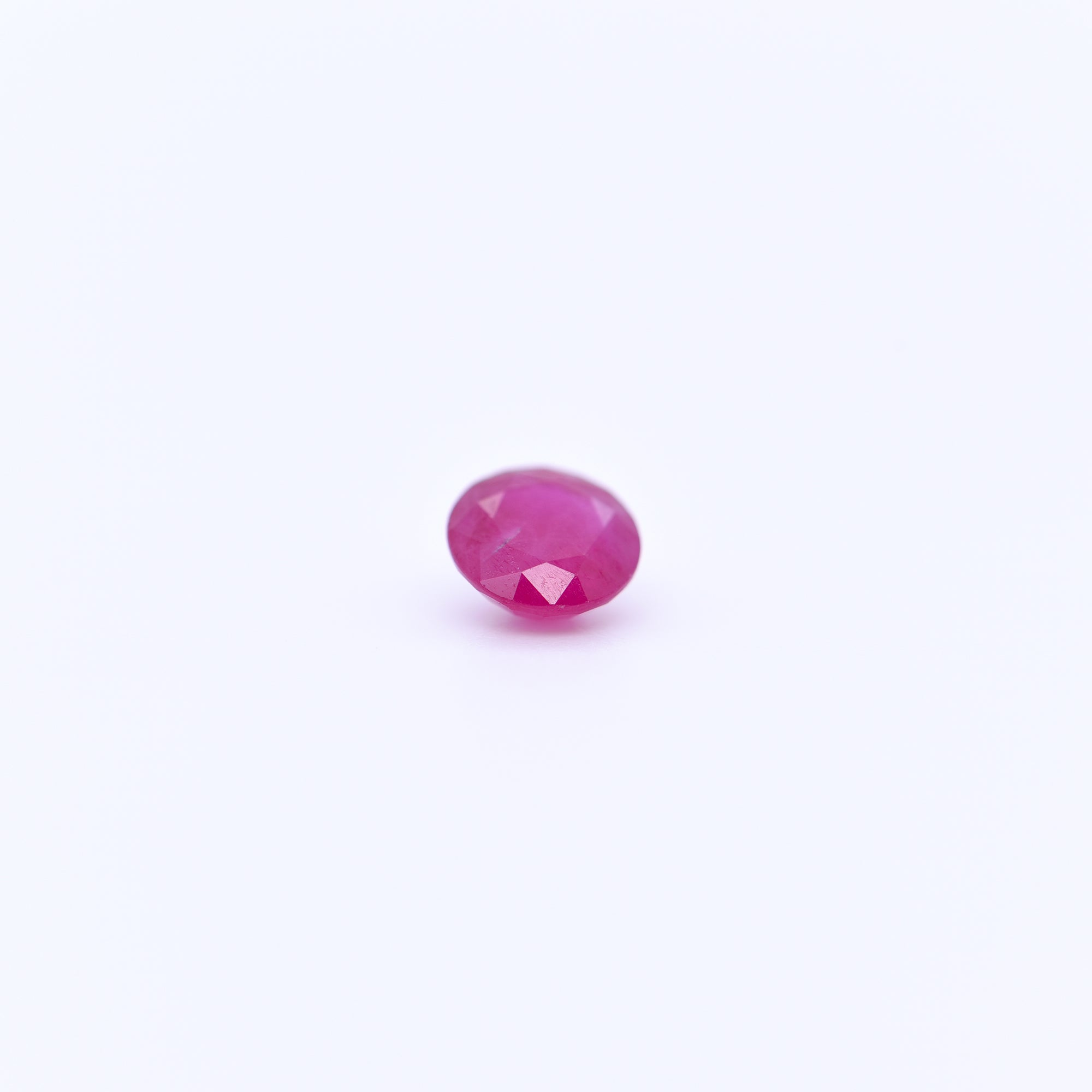 5mm Round Faceted Pink Rubies