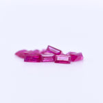 4X2 Baguette Step Cut Pink Rubies