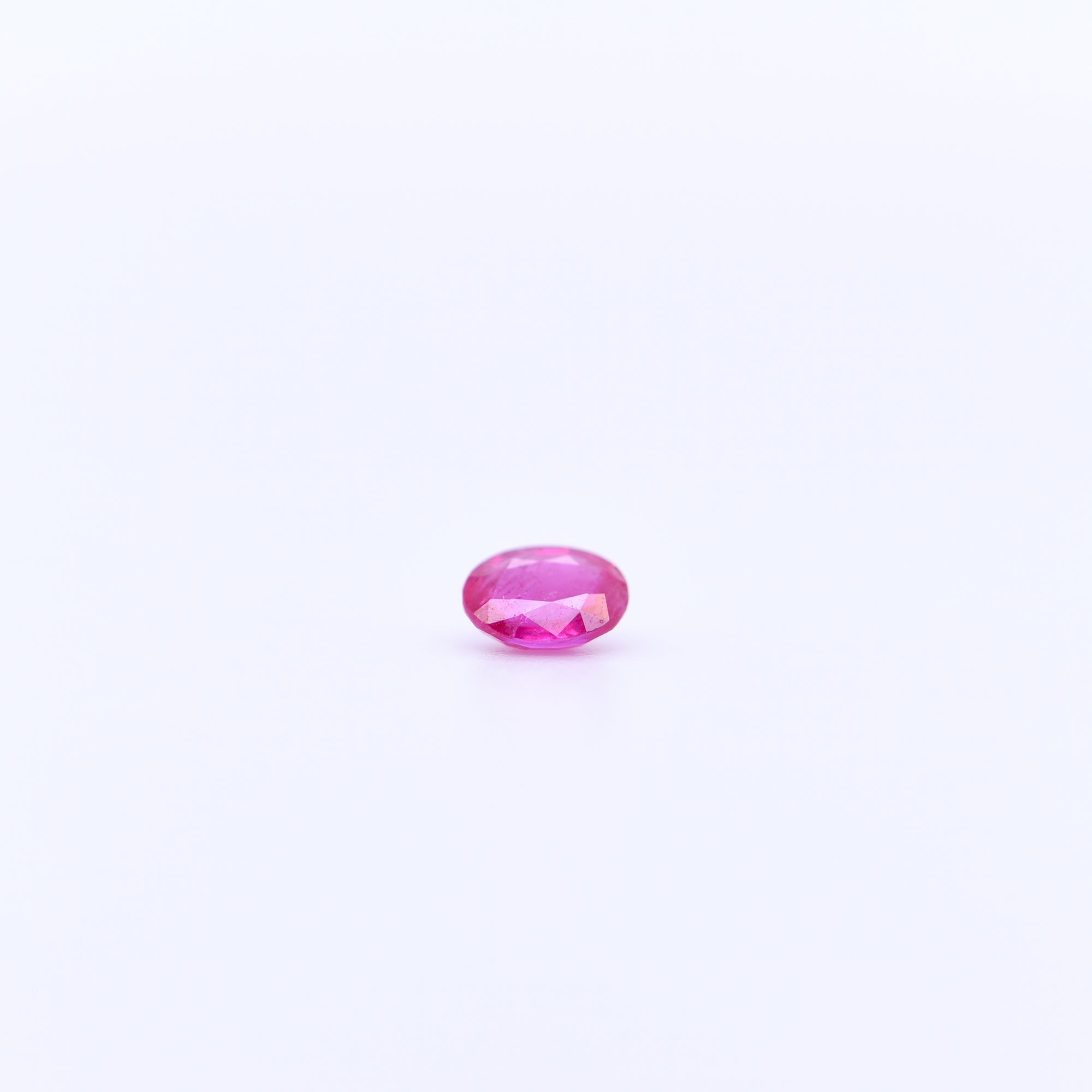 4x3 Oval Faceted Pink Rubies
