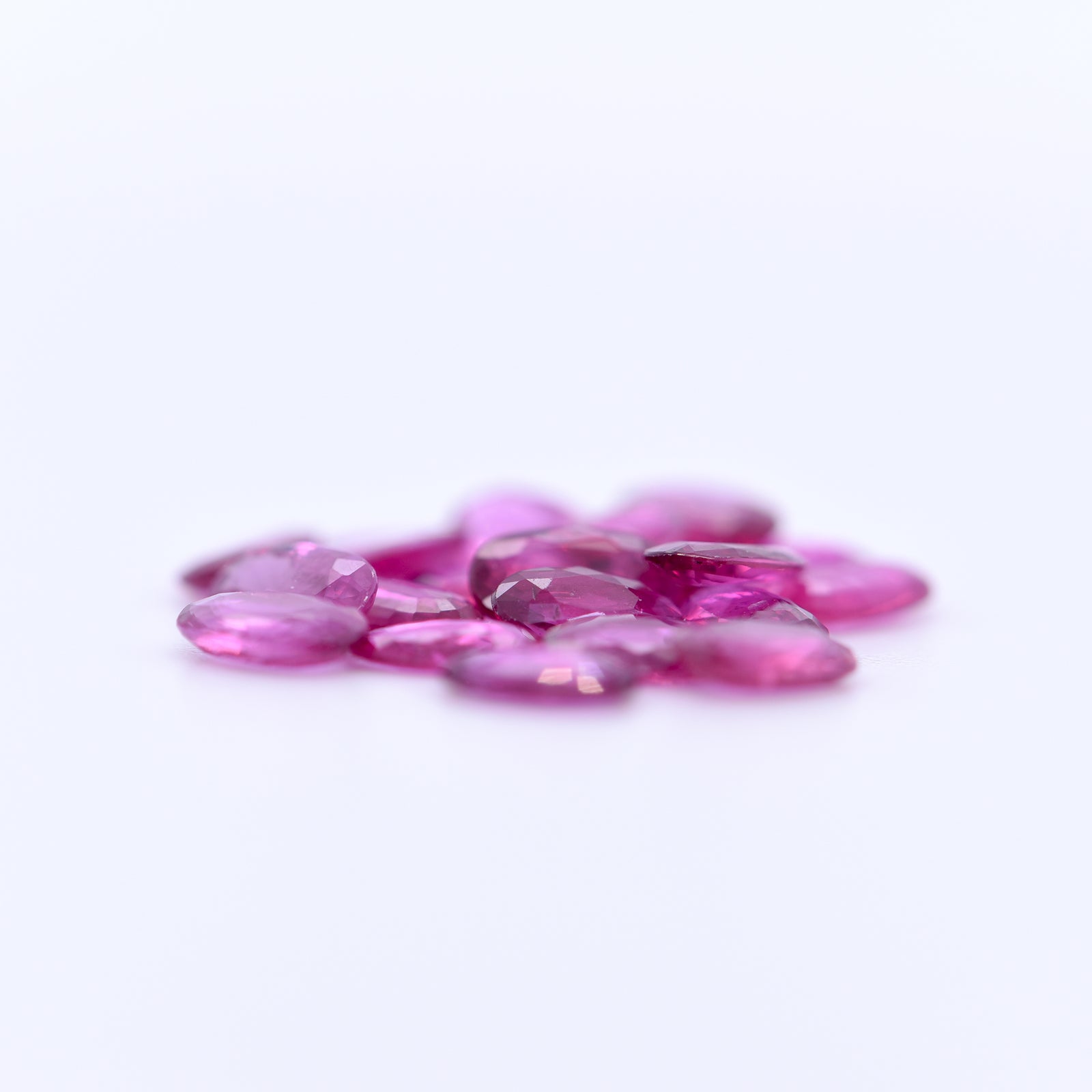 5X3 Oval Faceted Pink Rubies