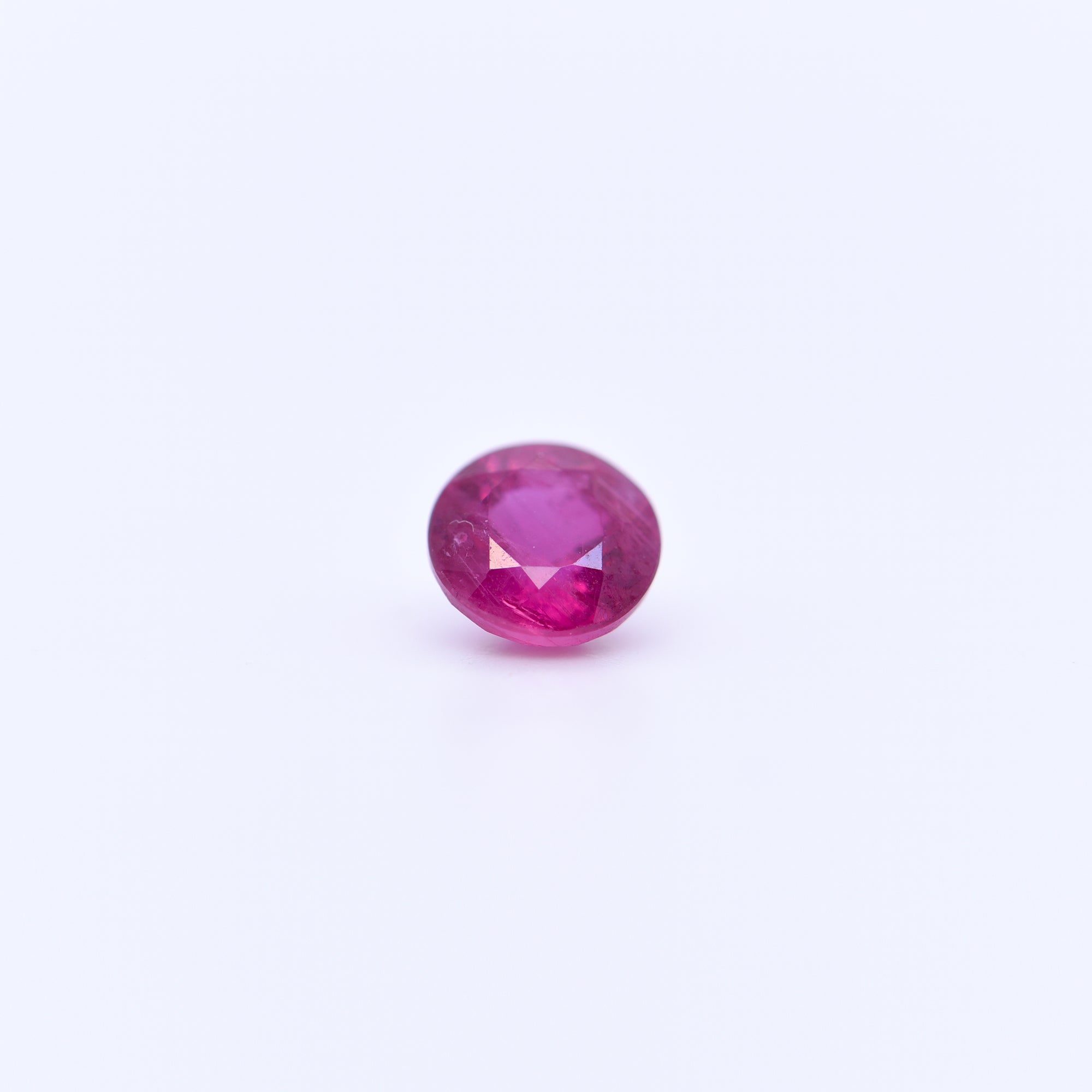 5.5mm Round Faceted Pink Rubies