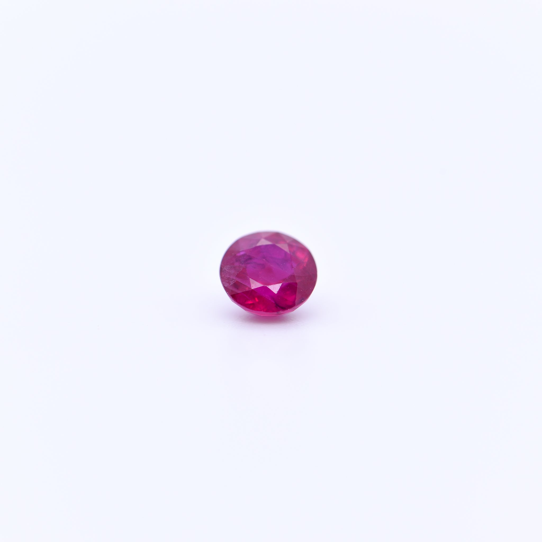 5mm Round Faceted Red Rubies