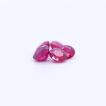 5mm Round Faceted Red Rubies