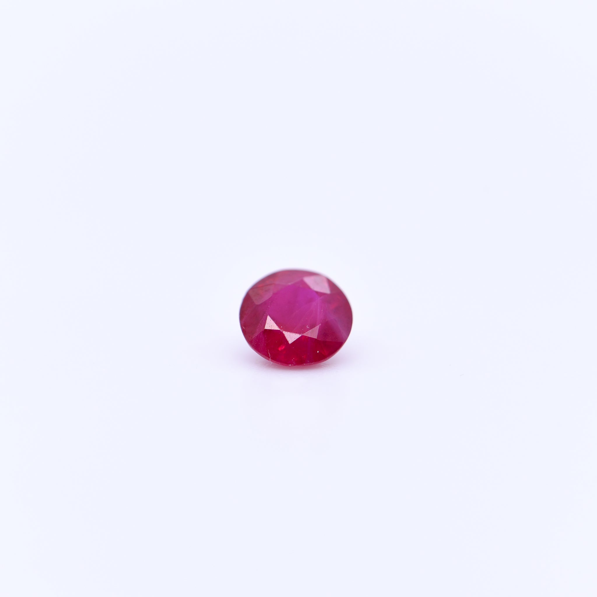 5mm Round Faceted Red Rubies