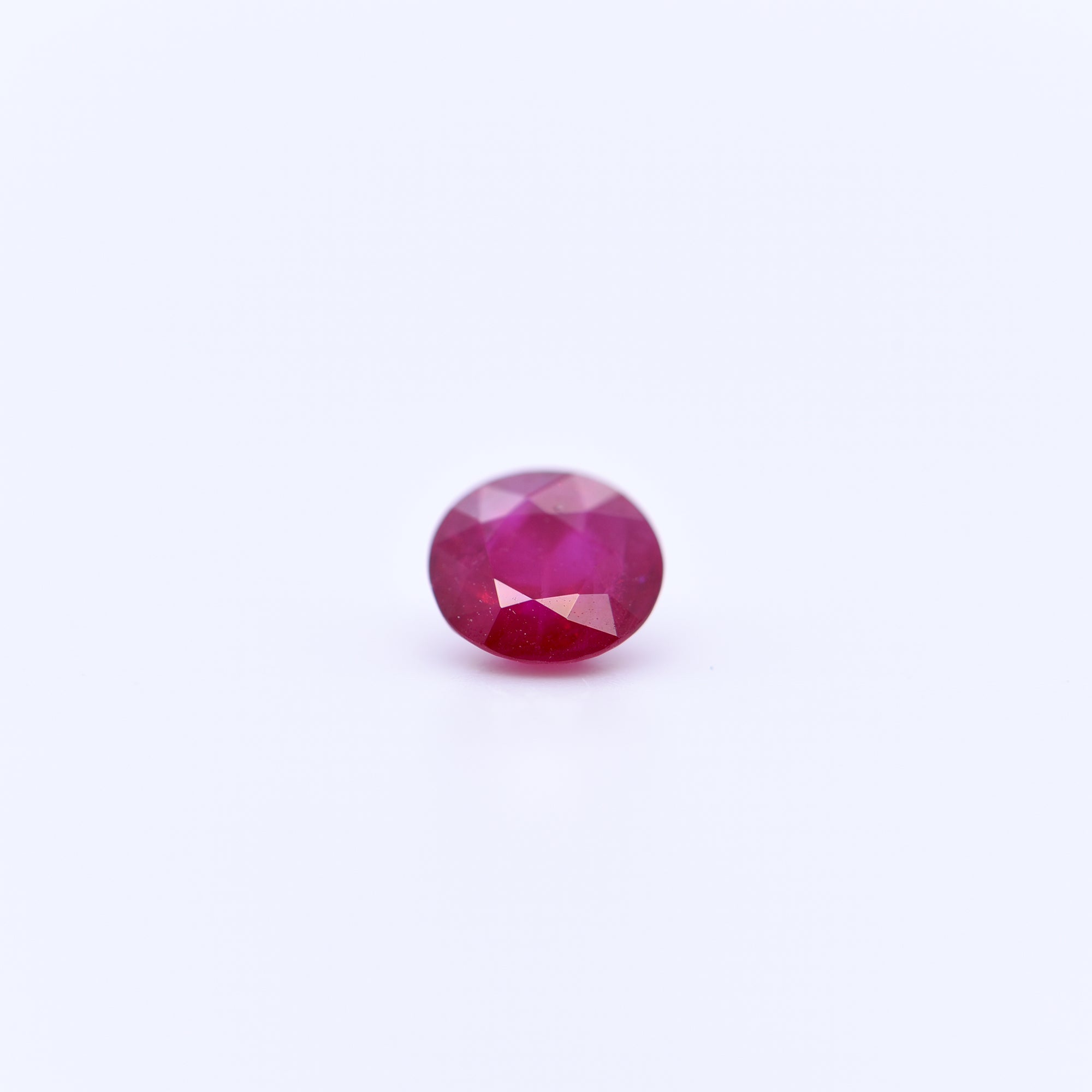 5.5mm Round Faceted Red Rubies