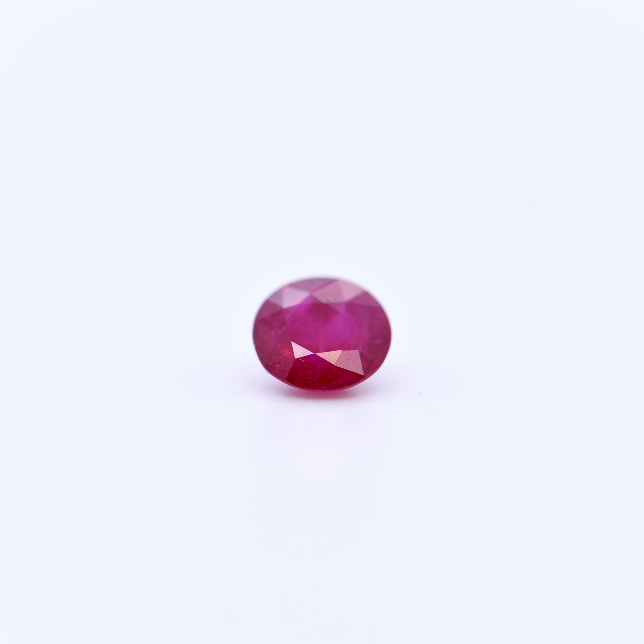 5.5mm Round Faceted Red Rubies