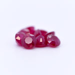 5.5mm Round Faceted Red Rubies