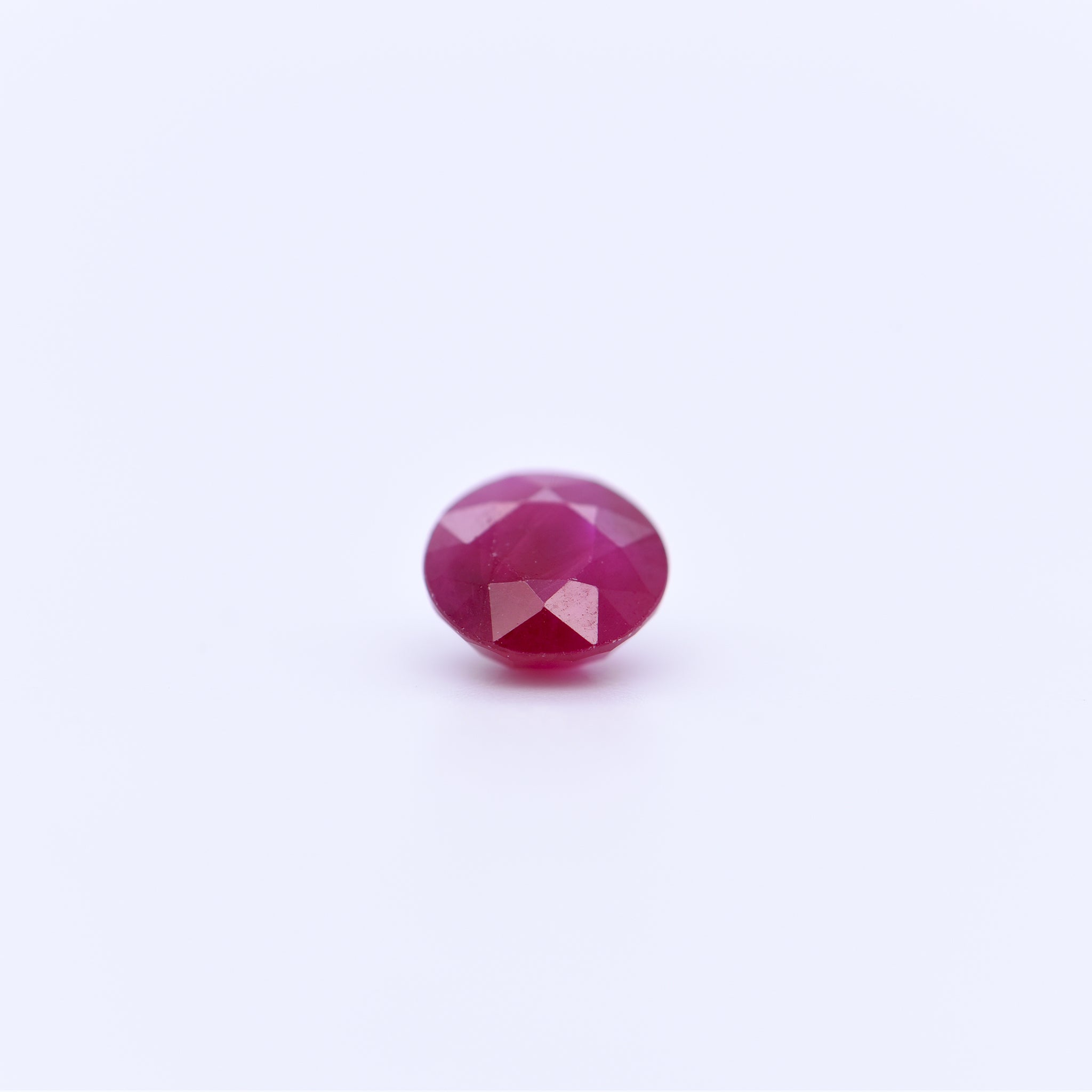 5.5mm Round Faceted Red Rubies