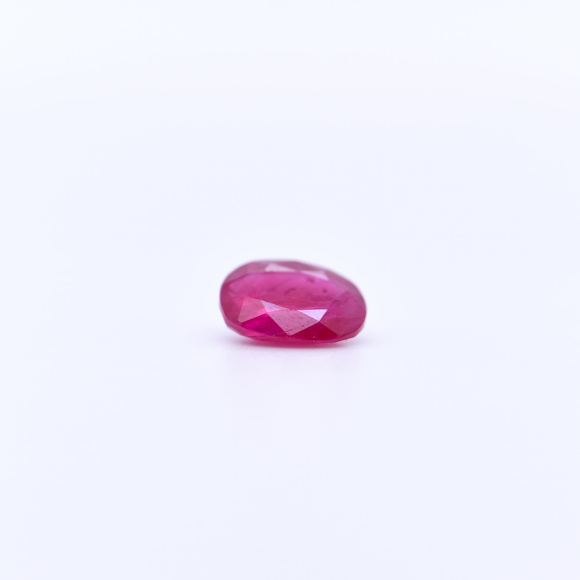 7x5 Oval Faceted Red Rubies