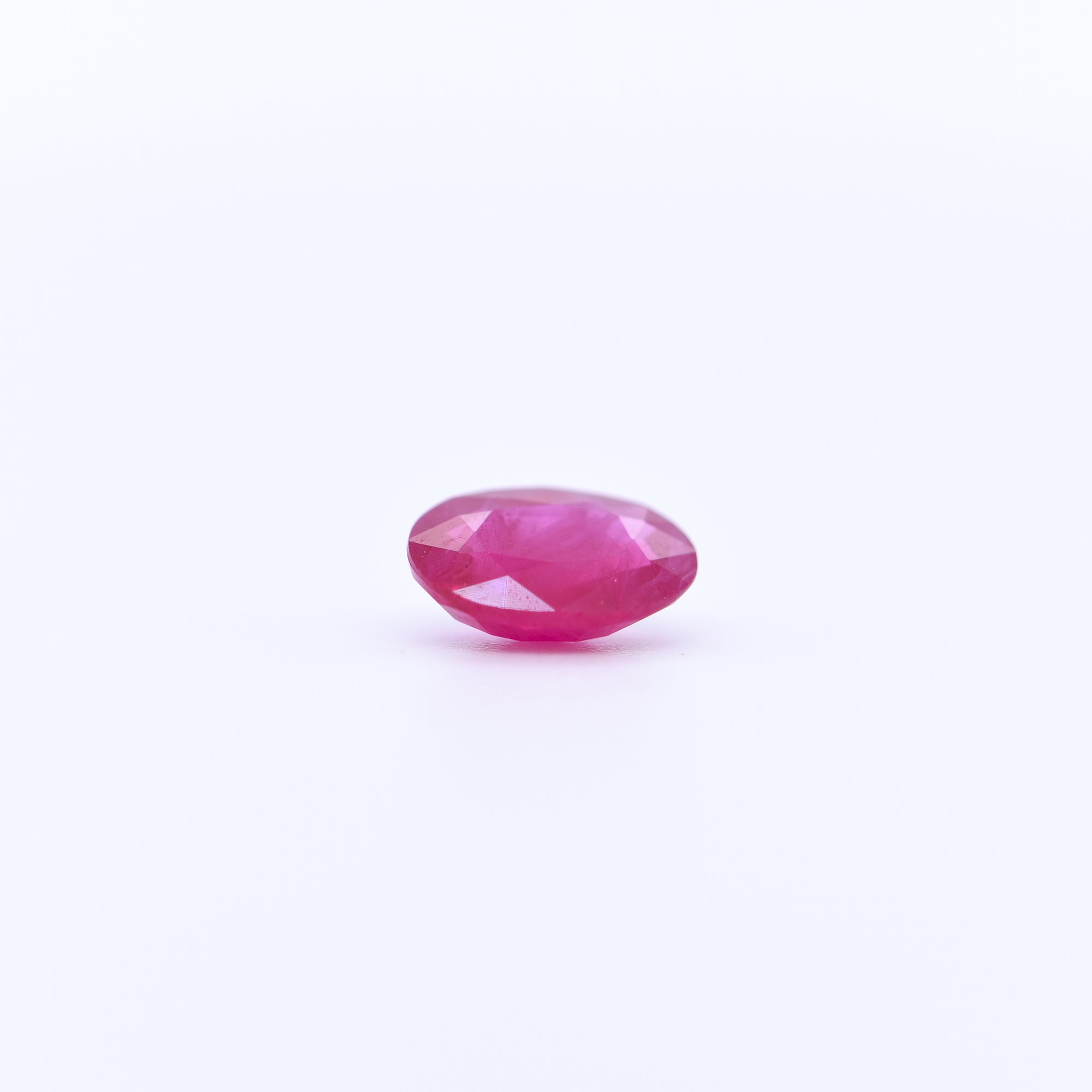 7x5 Oval Faceted Red Rubies