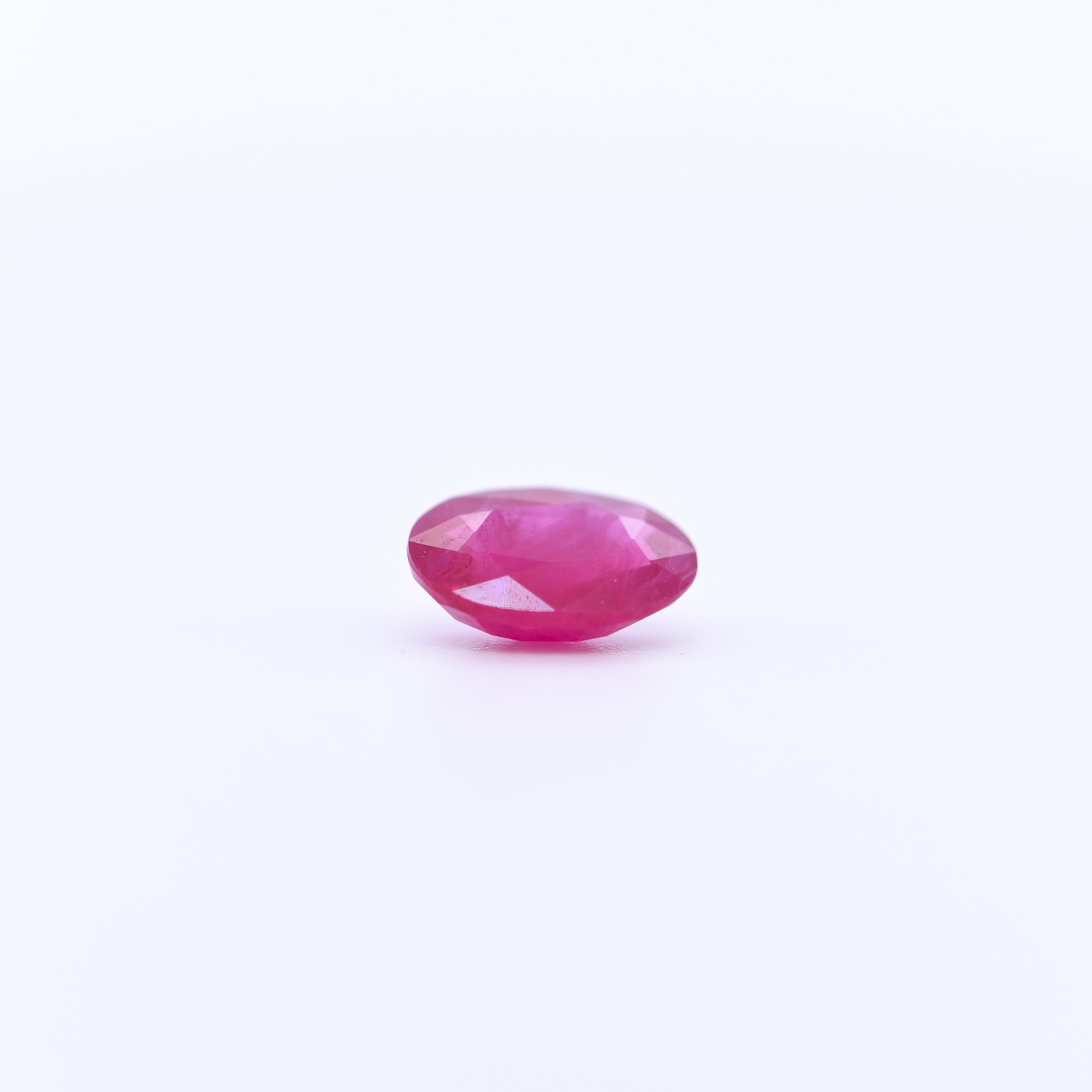 7x5 Oval Faceted Red Rubies