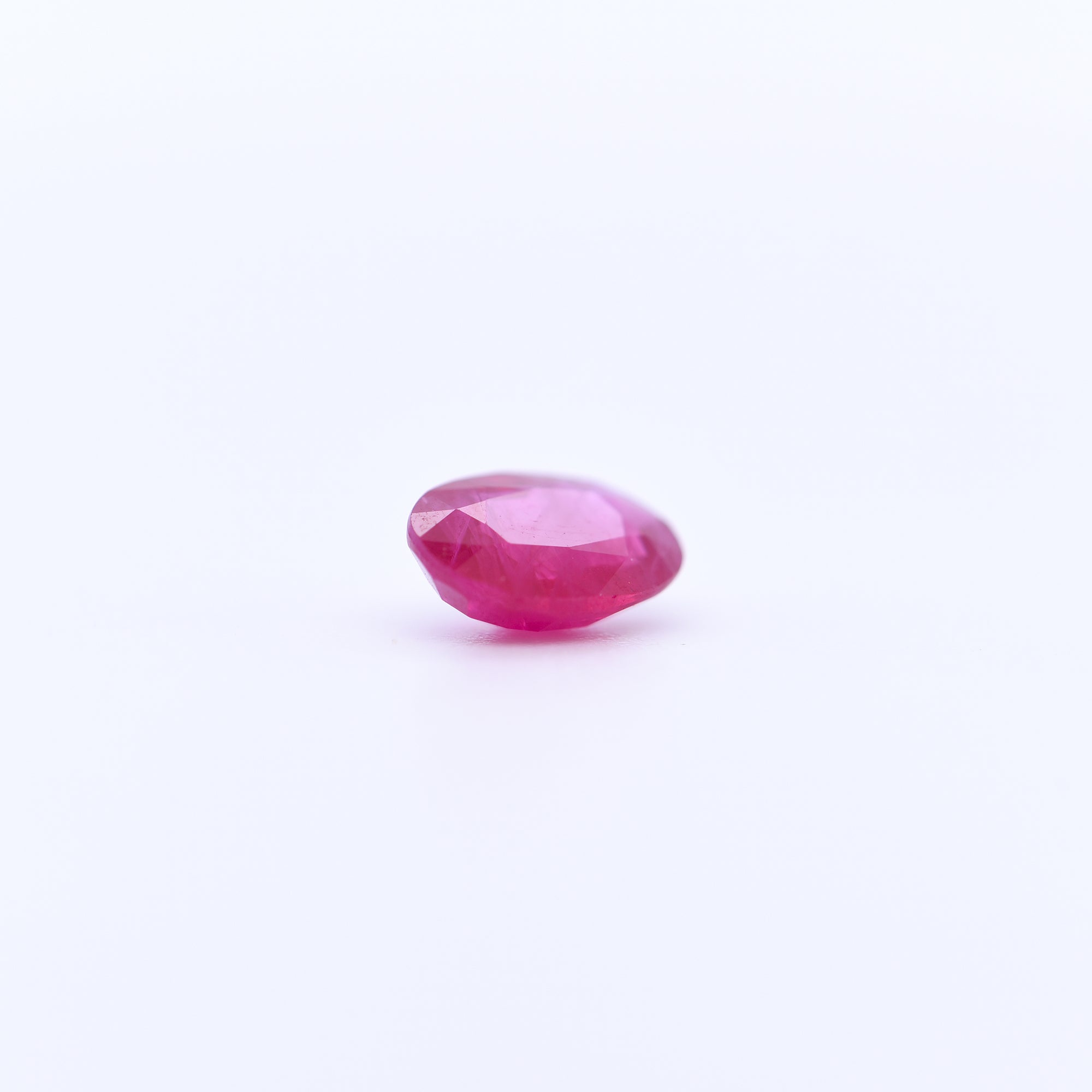 7x5 Oval Faceted Red Rubies