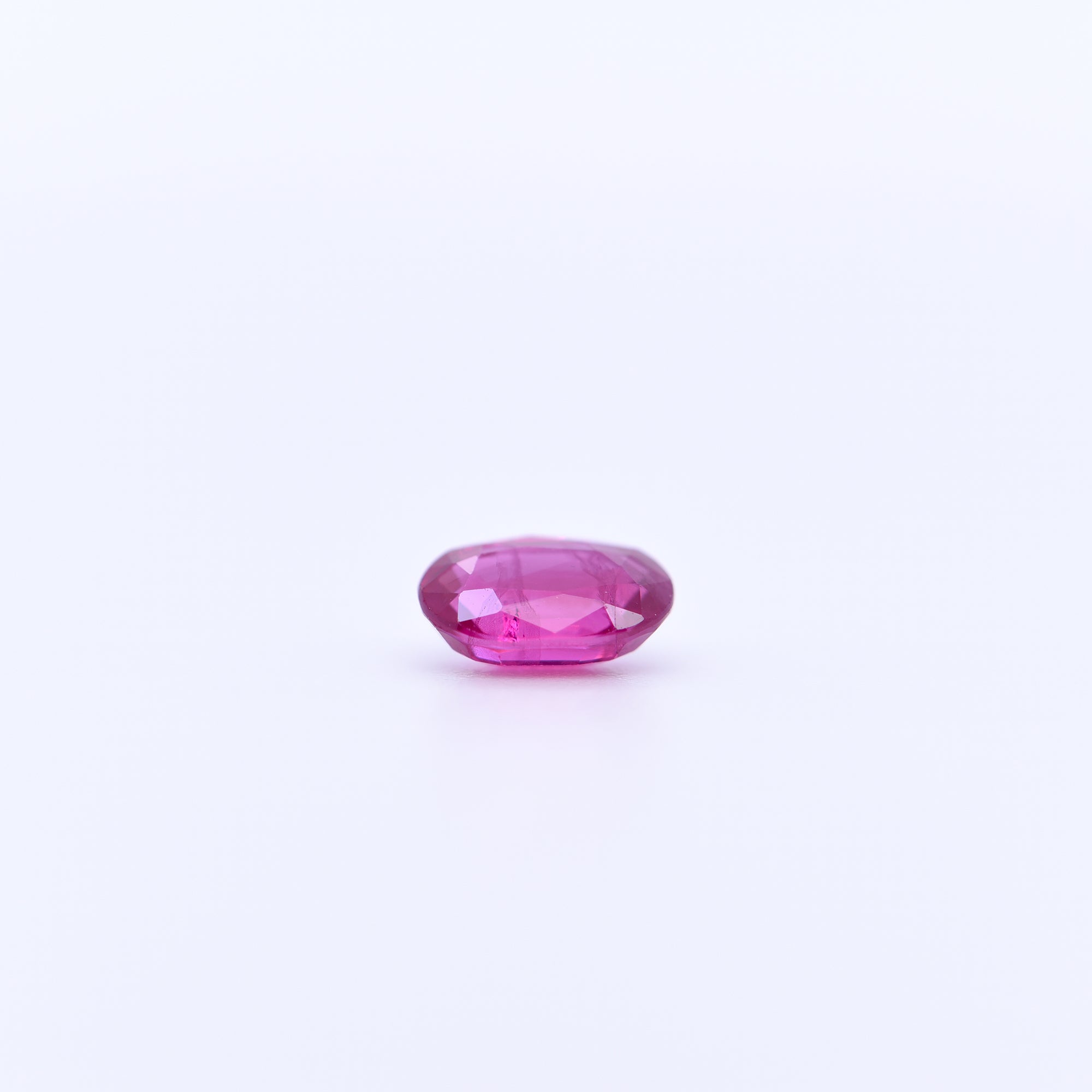 6x4 Oval Faceted Red Rubies