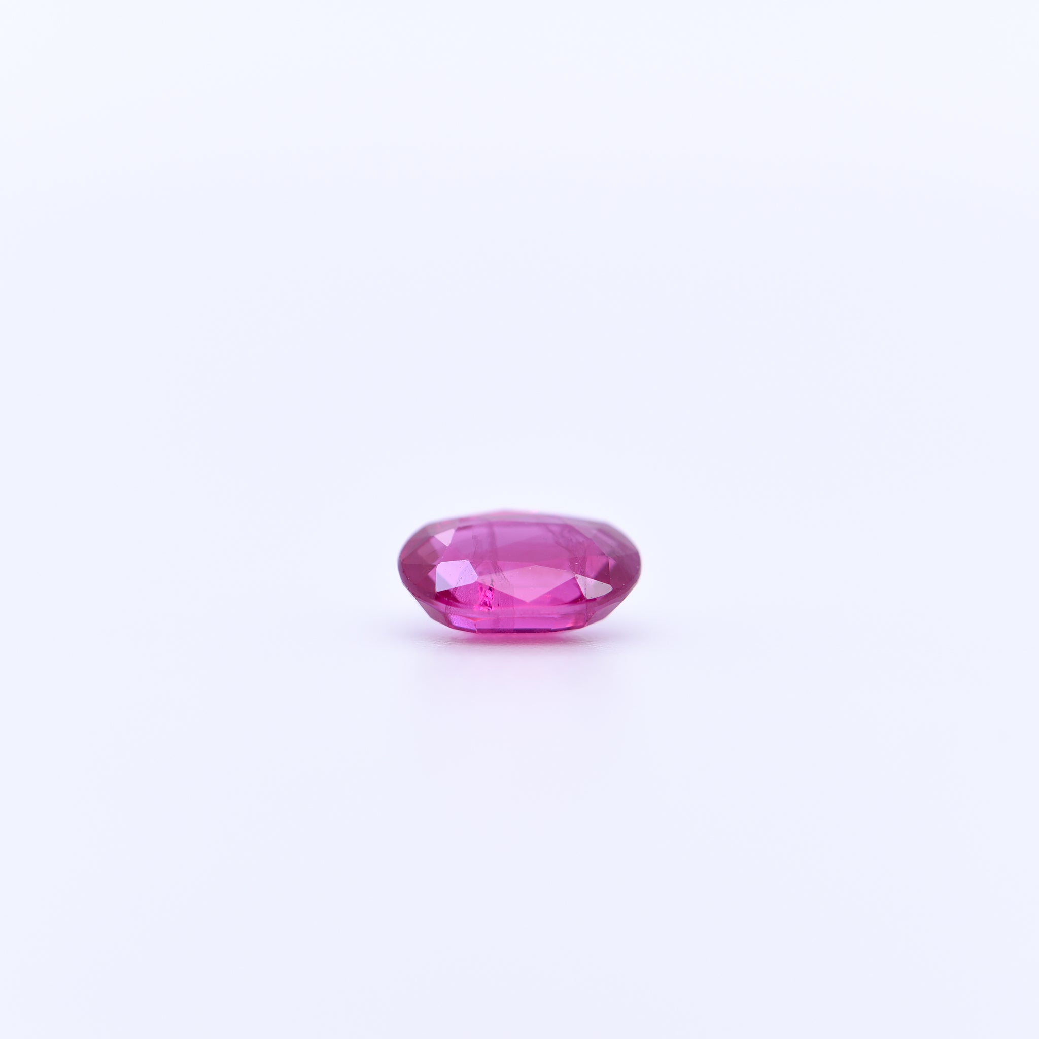 6x4 Oval Faceted Red Rubies