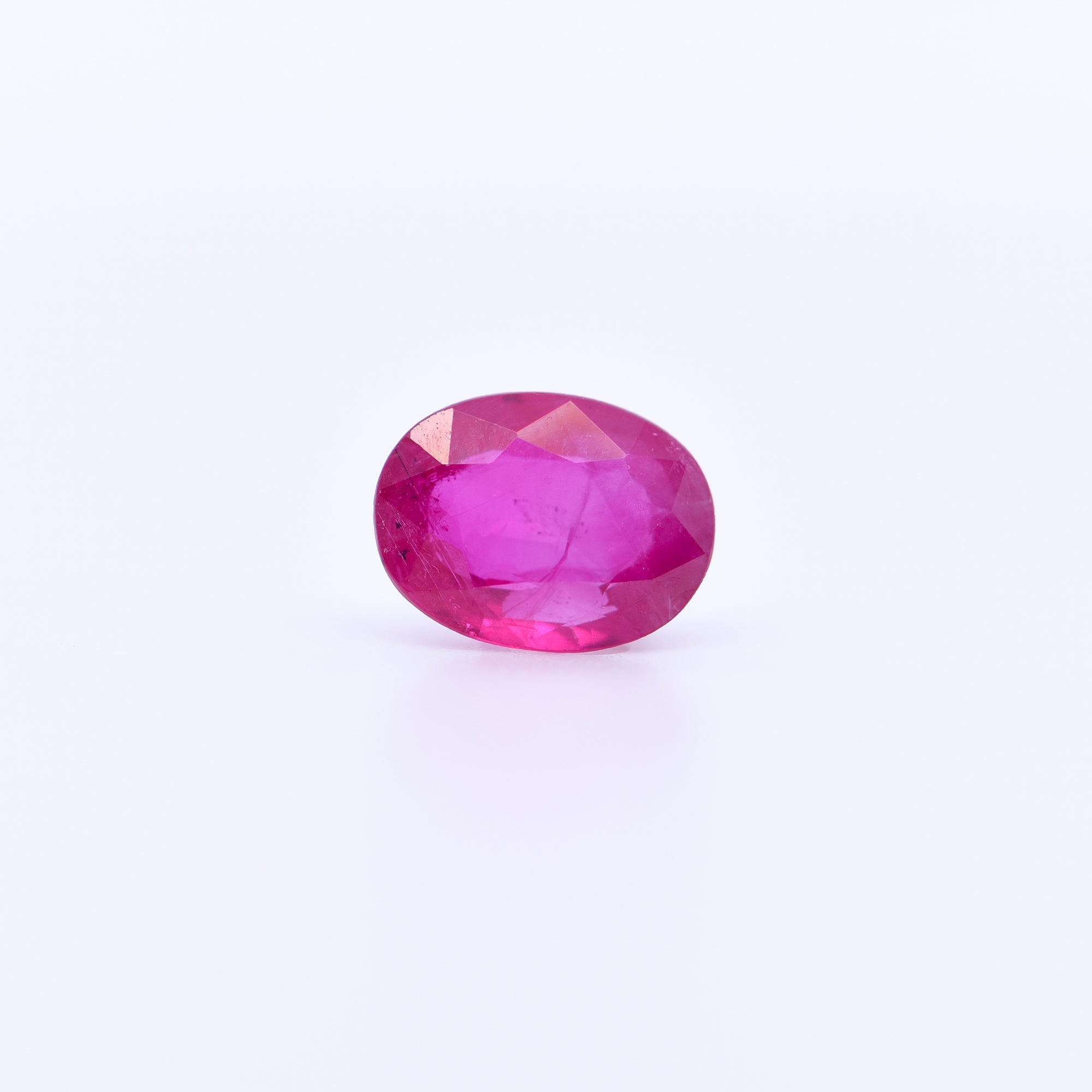 8x6 Oval Faceted Pink Rubies