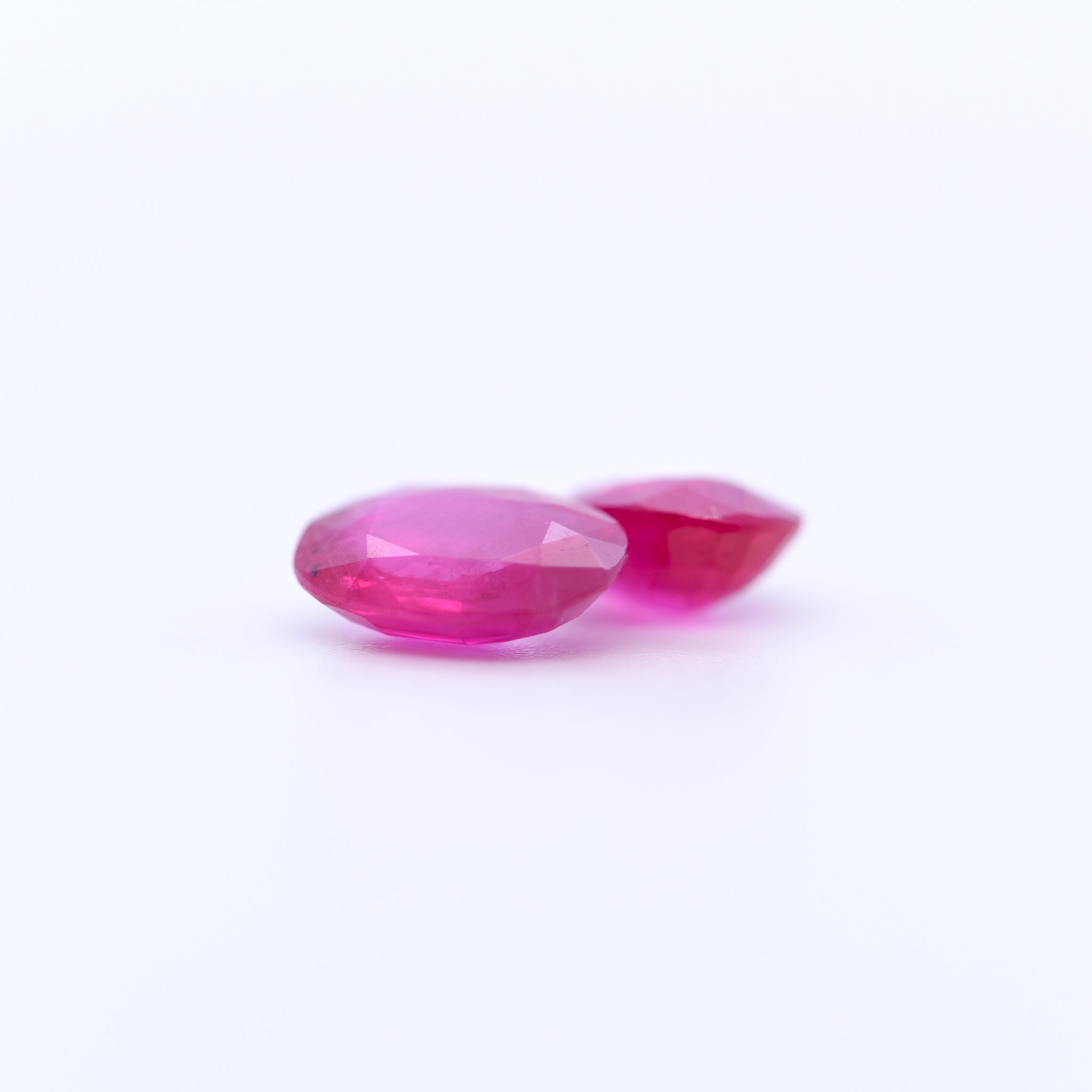 8x6 Oval Faceted Pink Rubies
