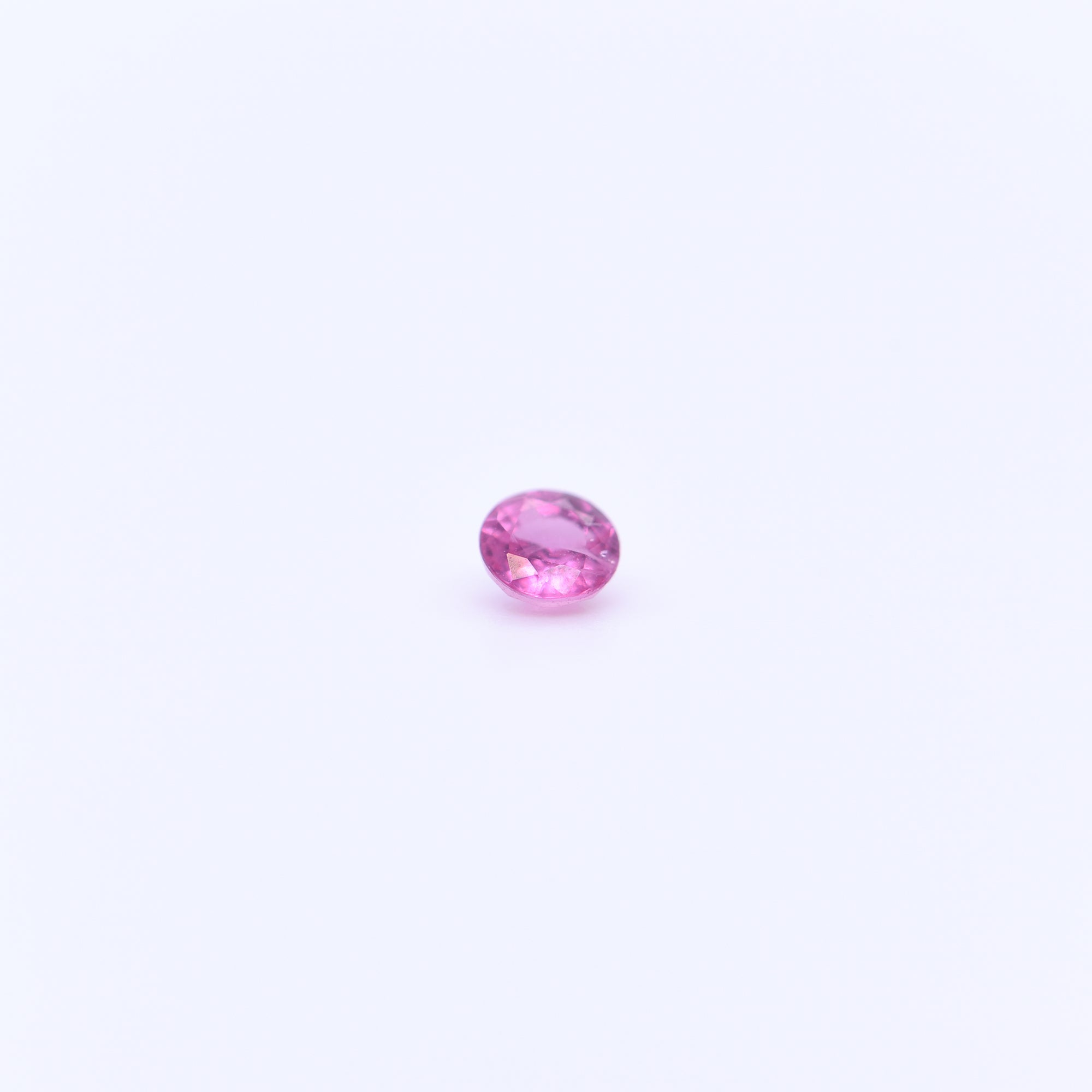 3.75mm Round Faceted Pink Rubies