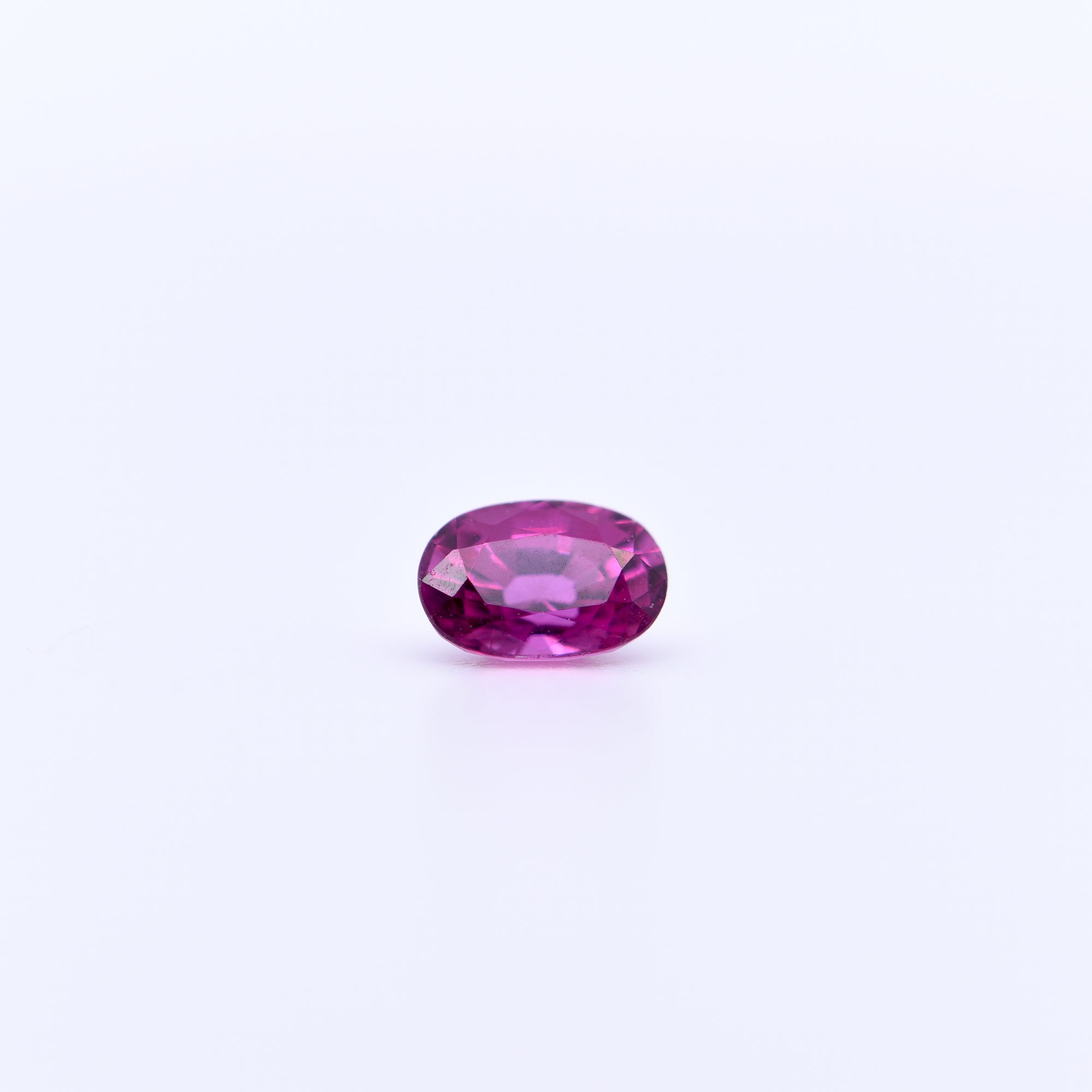6x4 Oval Faceted Purple Rubies