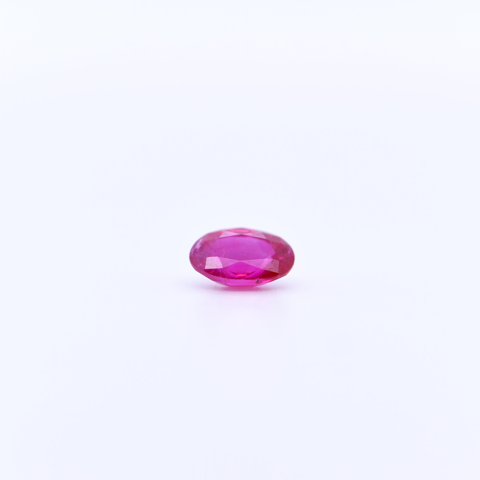 6x4 Oval Faceted Pink Rubies