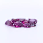 6x4 Oval Faceted Purple Rubies