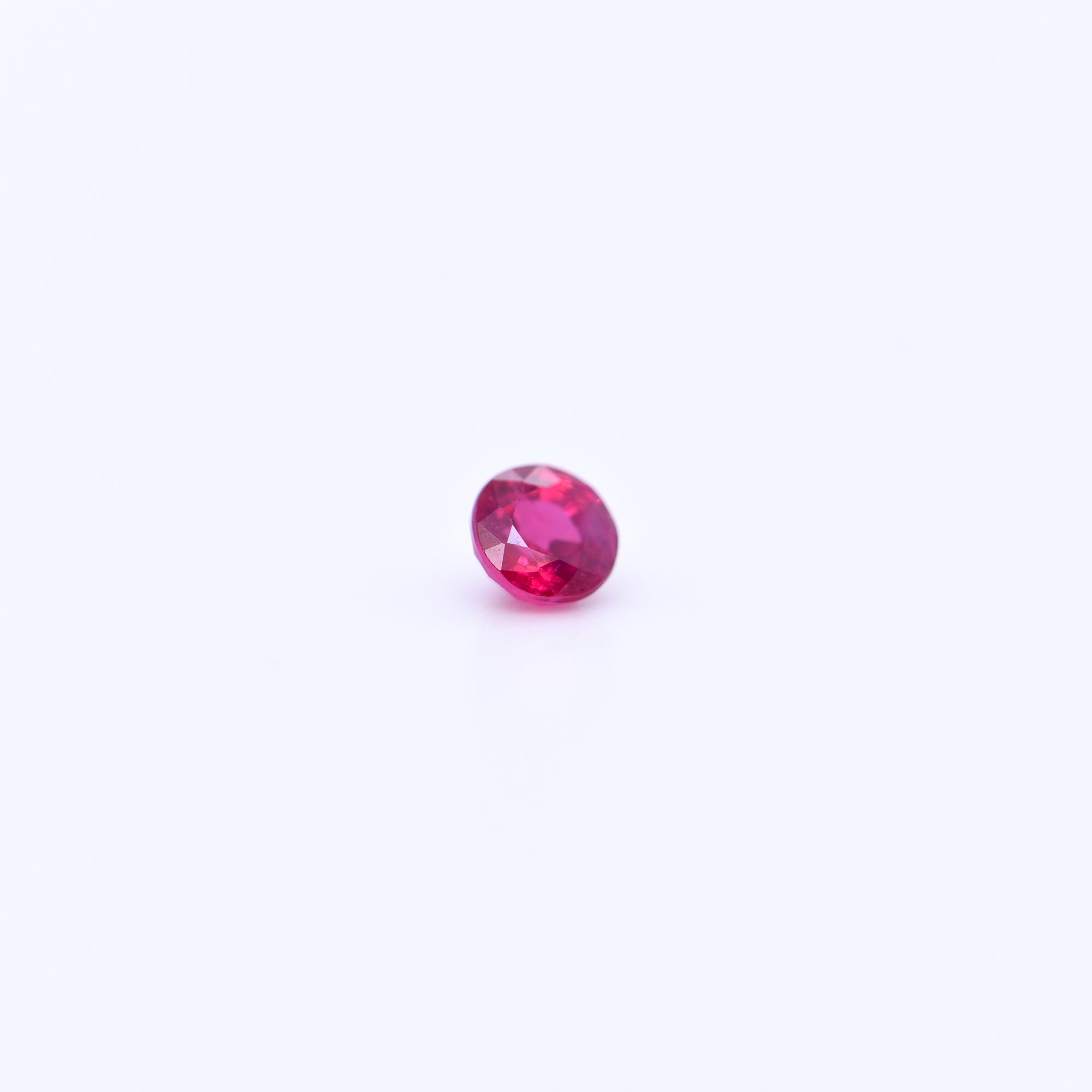 4mm Round Faceted Red Rubies