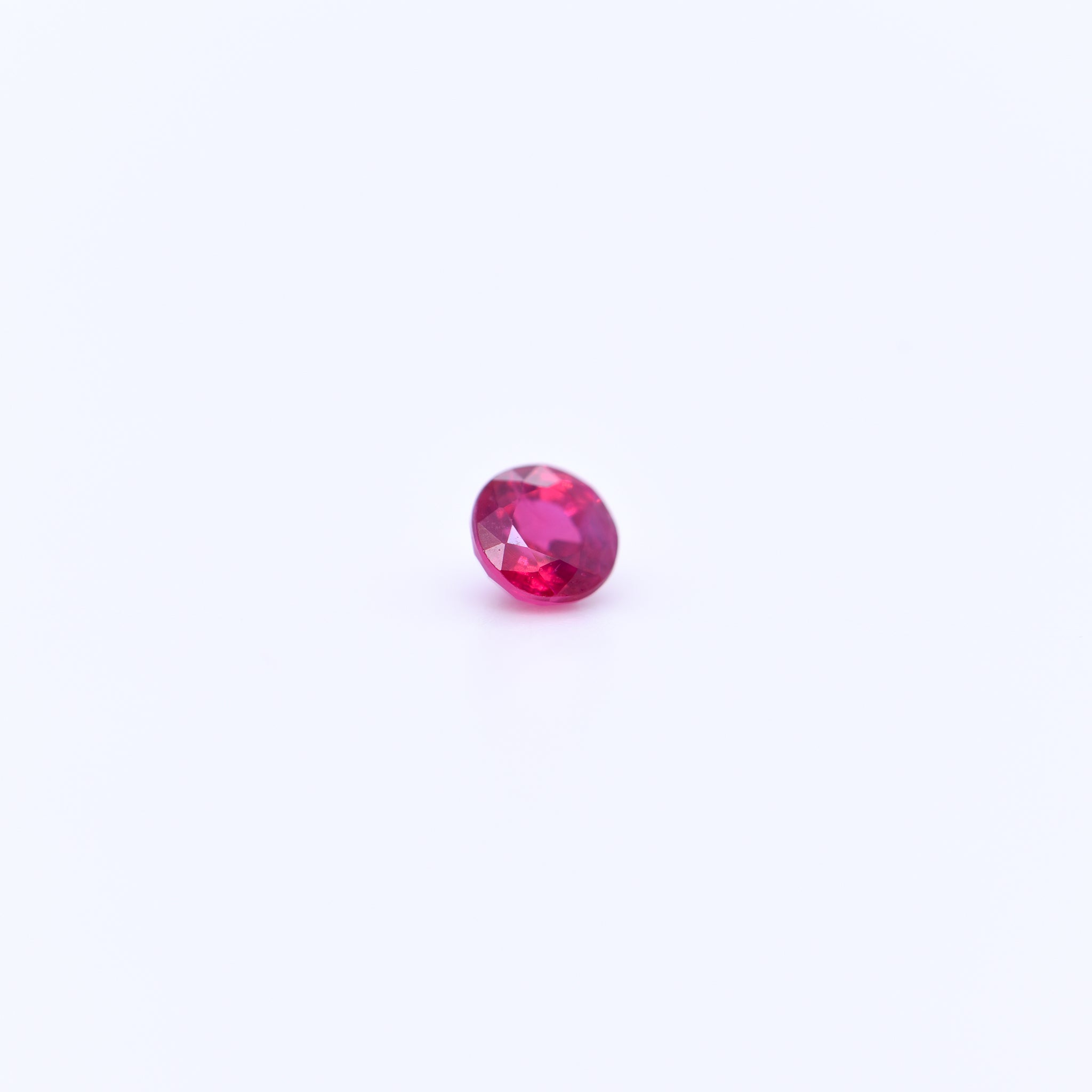 4mm Round Faceted Red Rubies