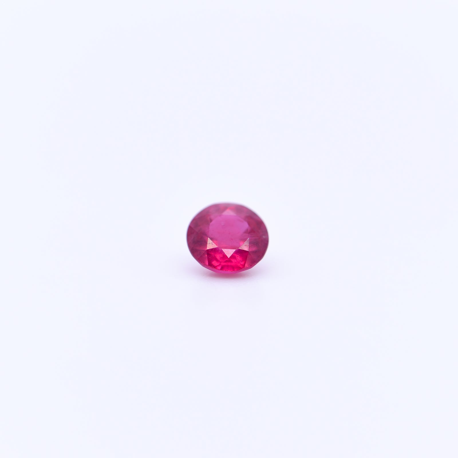 5mm Round Faceted Red Rubies