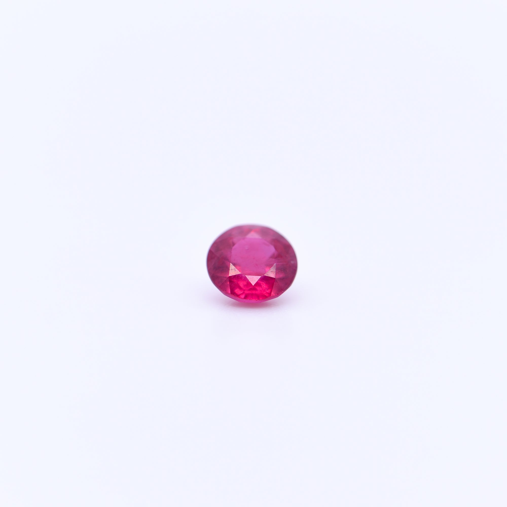 5mm Round Faceted Red Rubies