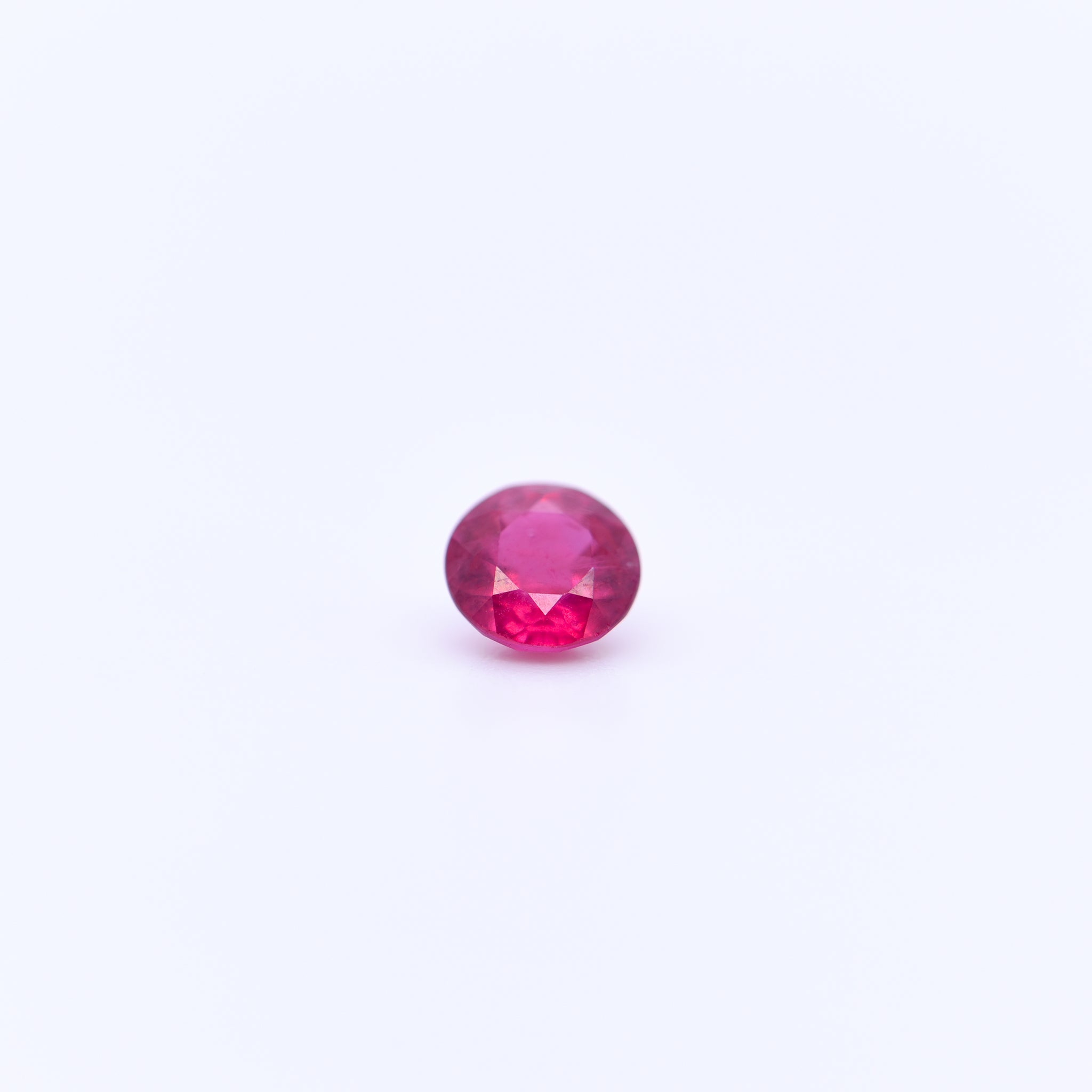 5mm Round Faceted Red Rubies