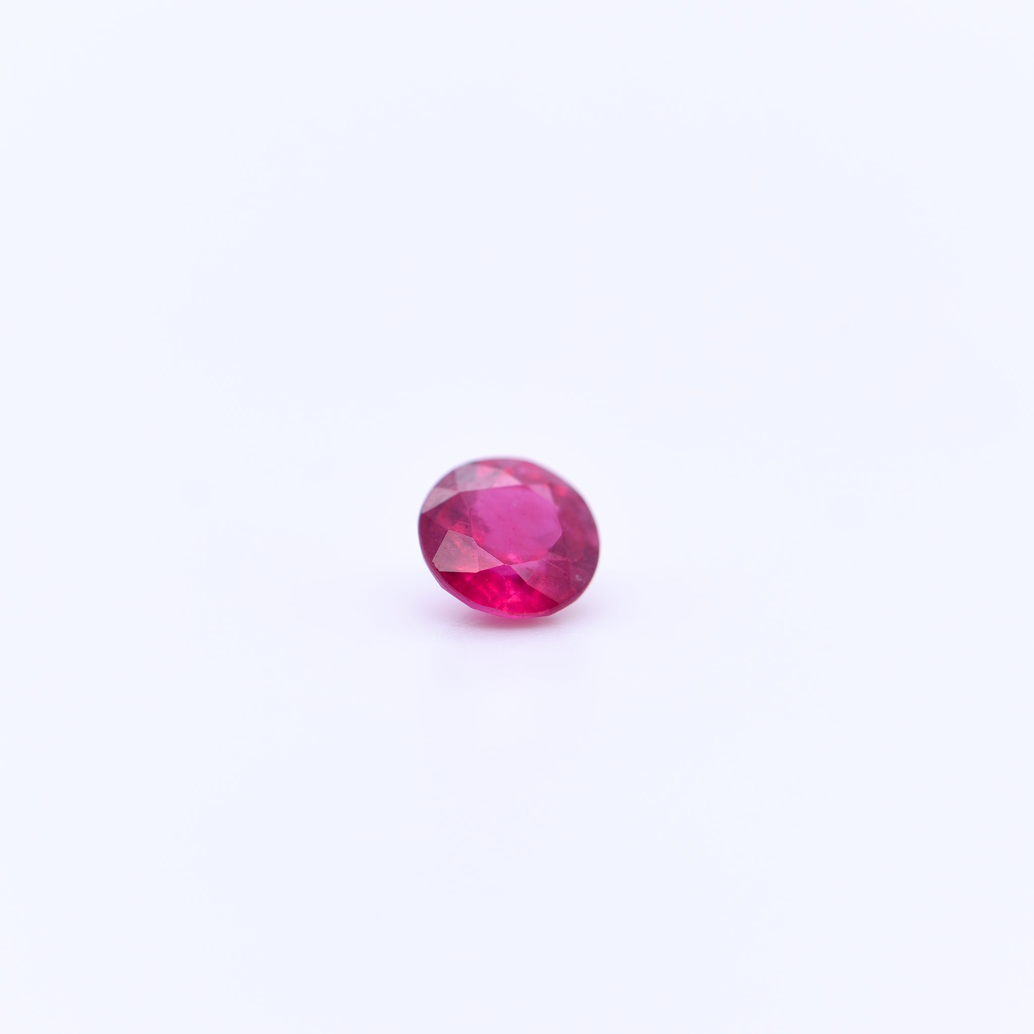 5mm Round Faceted Red Rubies