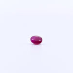 5x4 Oval Faceted Red Rubies