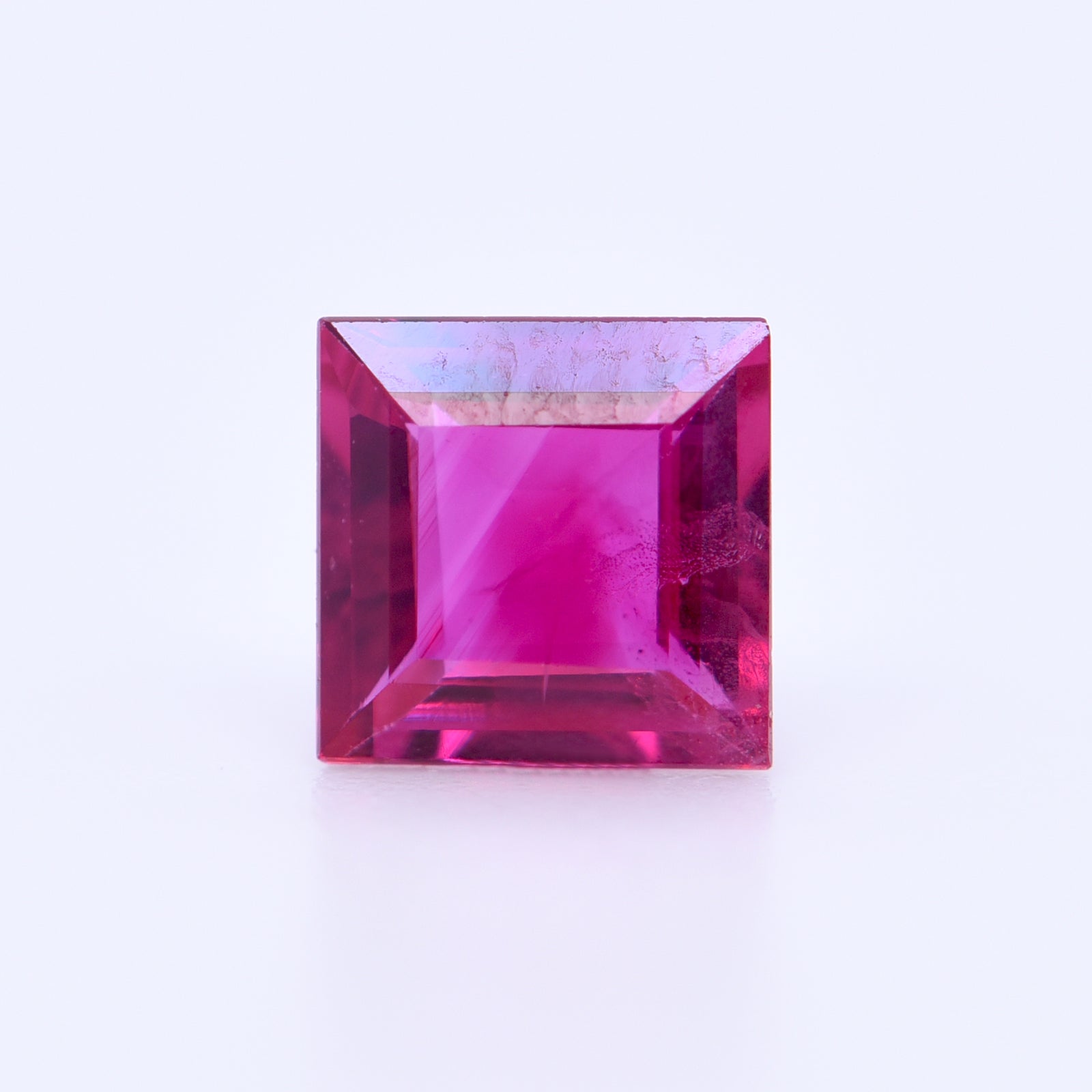 5x5 Square Step Cut Red Rubies