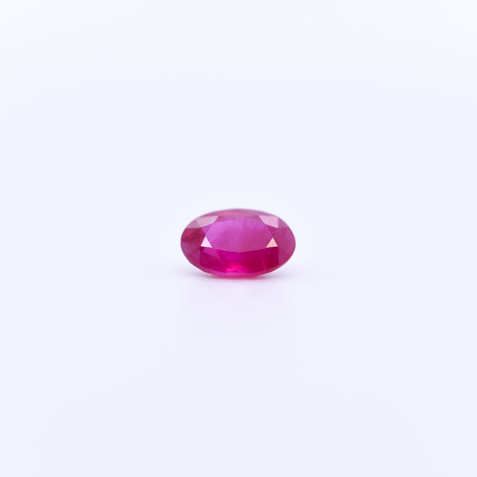 6.5x4.5 Oval Faceted Red Rubies
